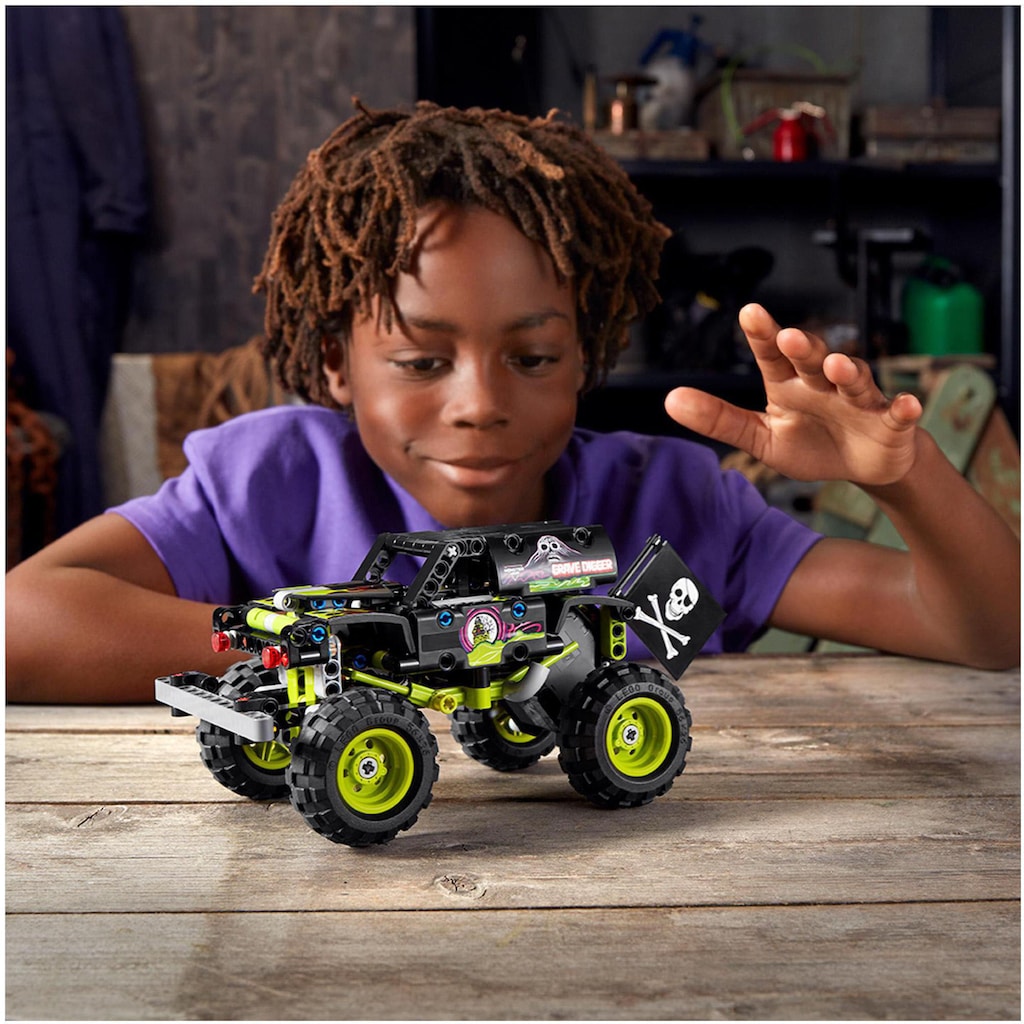 LEGO® Konstruktionsspielsteine »Monster Jam® Grave Digger® (42118), LEGO® Technic«, (212 St.)