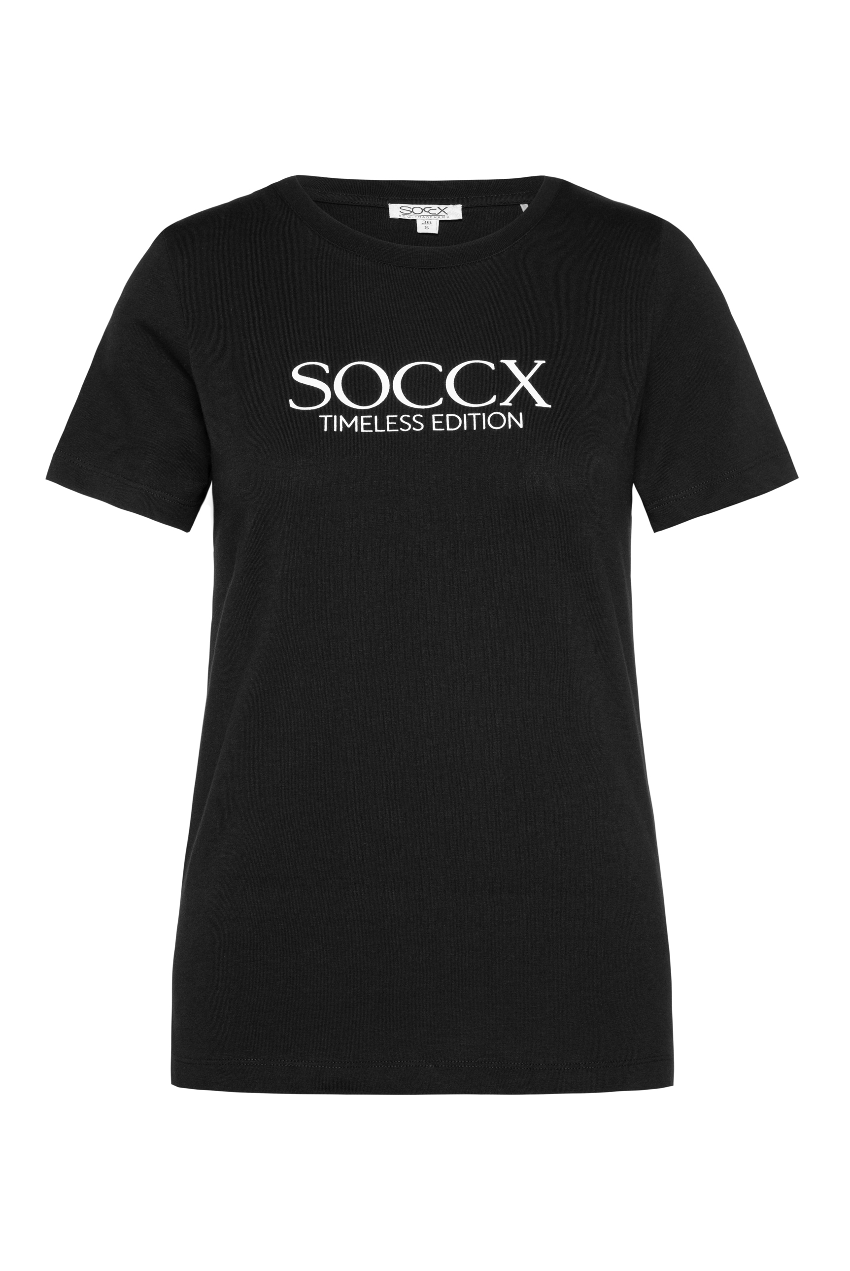 Baumwolle Rundhalsshirt, bei online SOCCX aus
