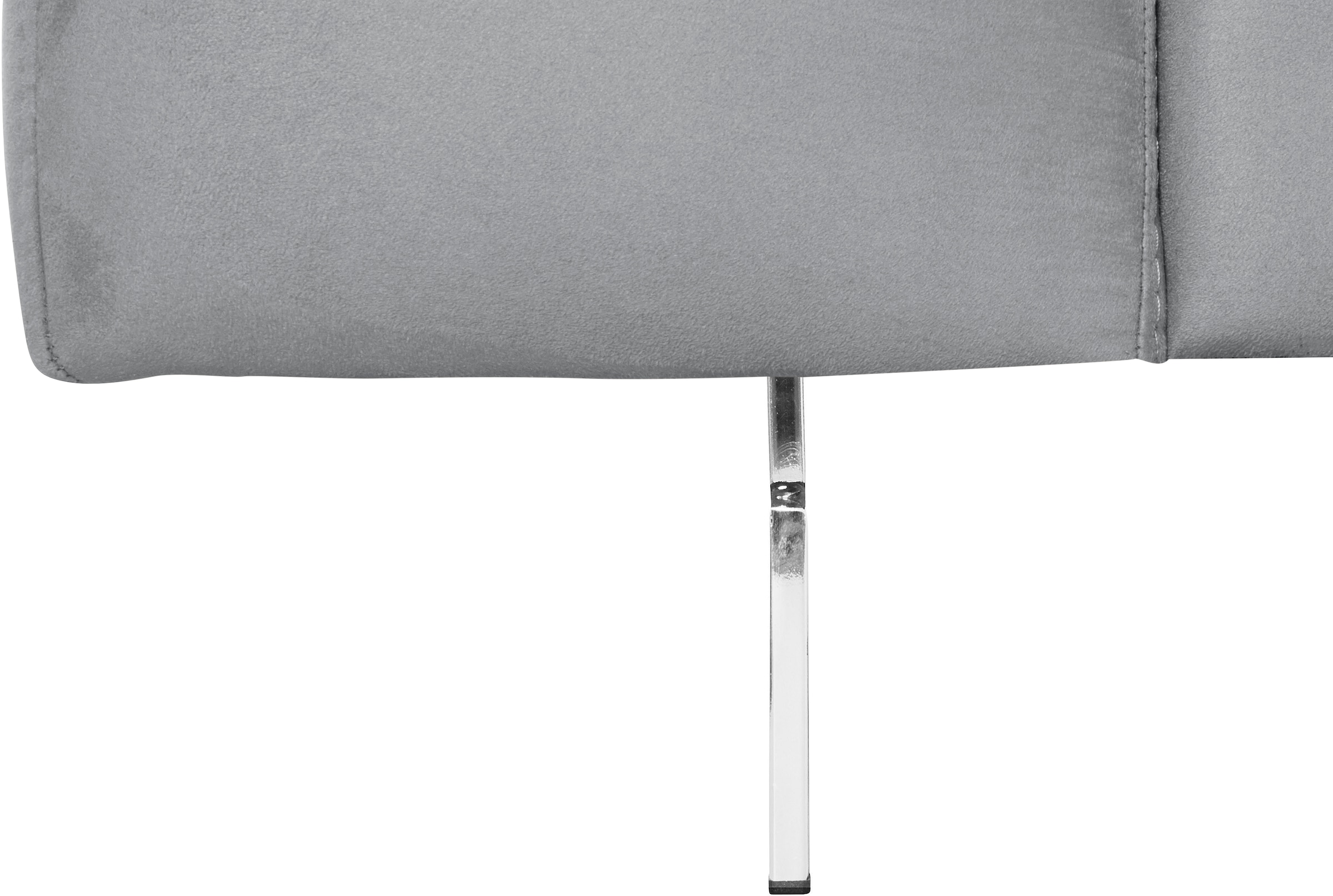 COTTA 2-Sitzer »Chef«, Big-Sofa mit Kopfteilverstellung, edle Metallkufen