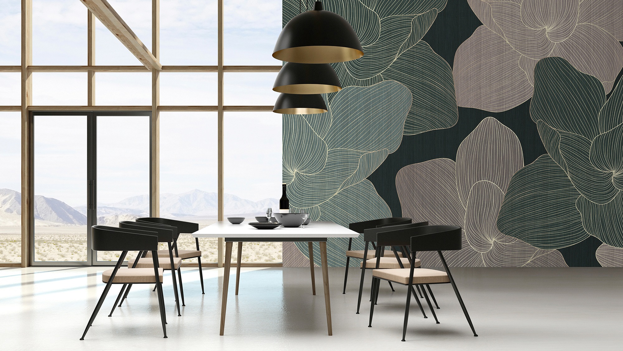 living walls Fototapete »Walls by Patel Secret Place« glatt Fototapete Blumen secret place 5,00 m x 2,50 m 200 g Vlies Premium