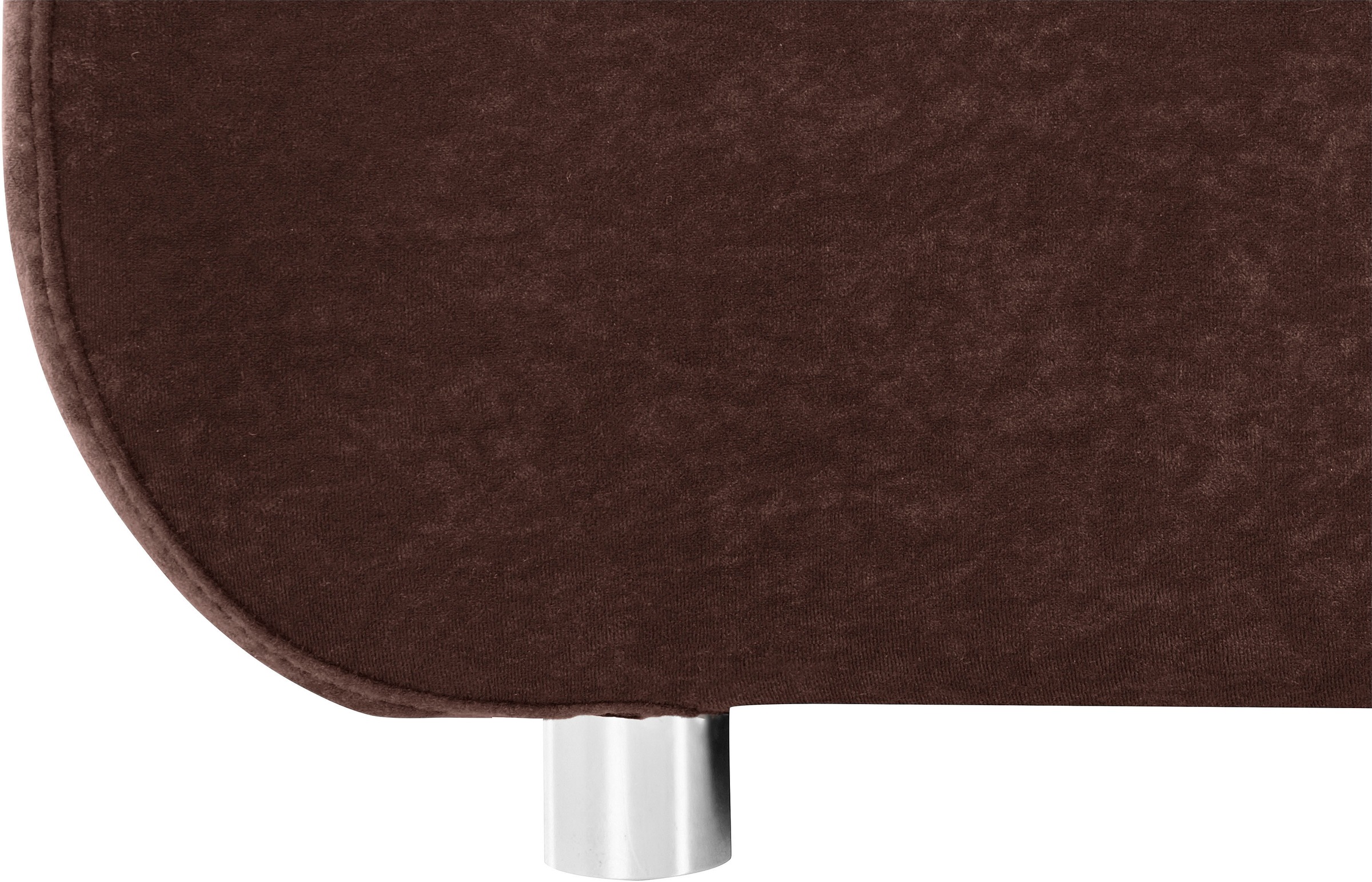 INOSIGN Ecksofa »Imola, elegant und modern, aktuelle Steppung im Sitz, bequem, L-Form«, frei im Raum stellbar, wahlweise mit Bettfunktion und Bettkasten