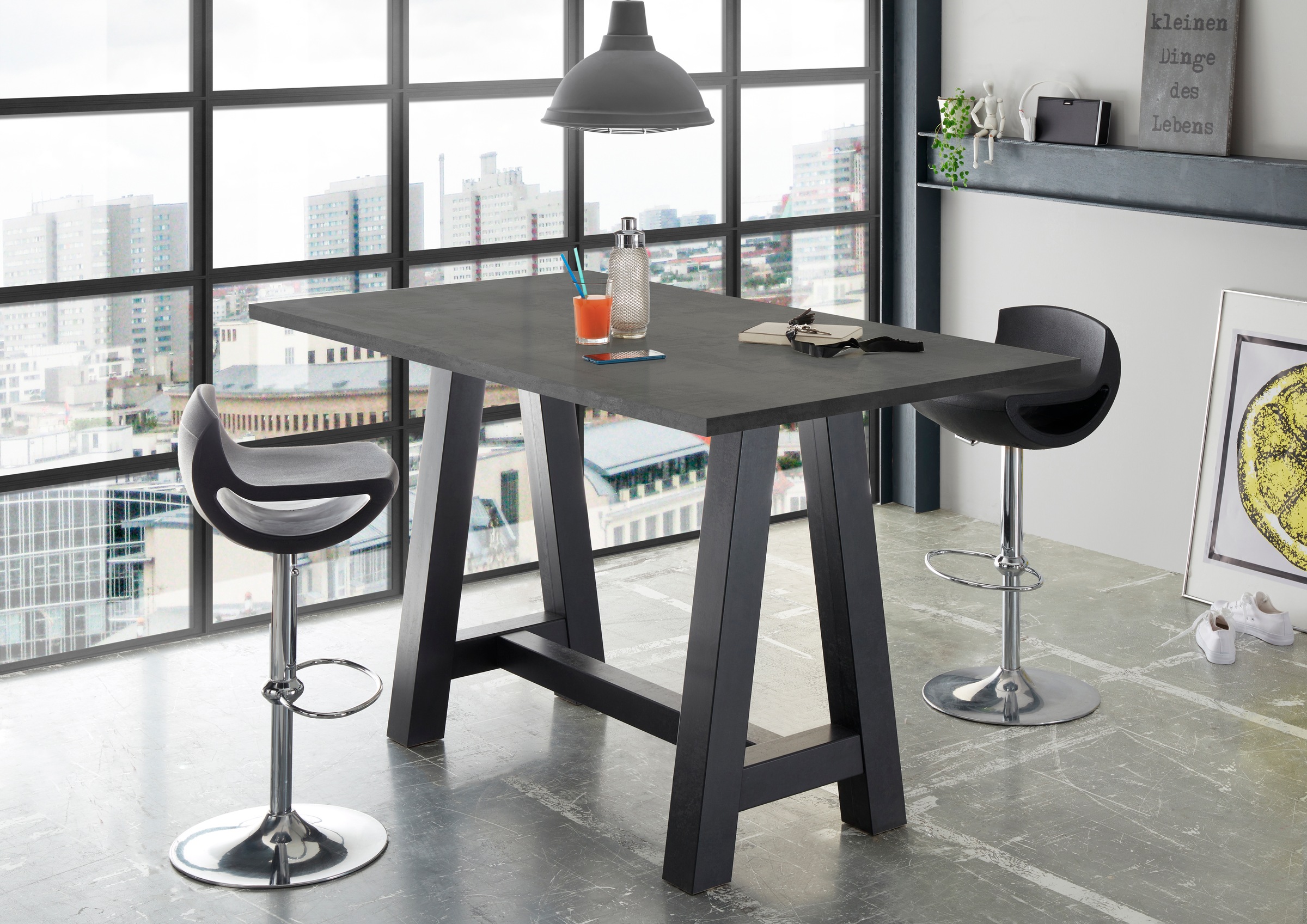 Mäusbacher Bartisch, Gestell in A-Form (Breite 120, 140 oder 160 cm) günstig online kaufen