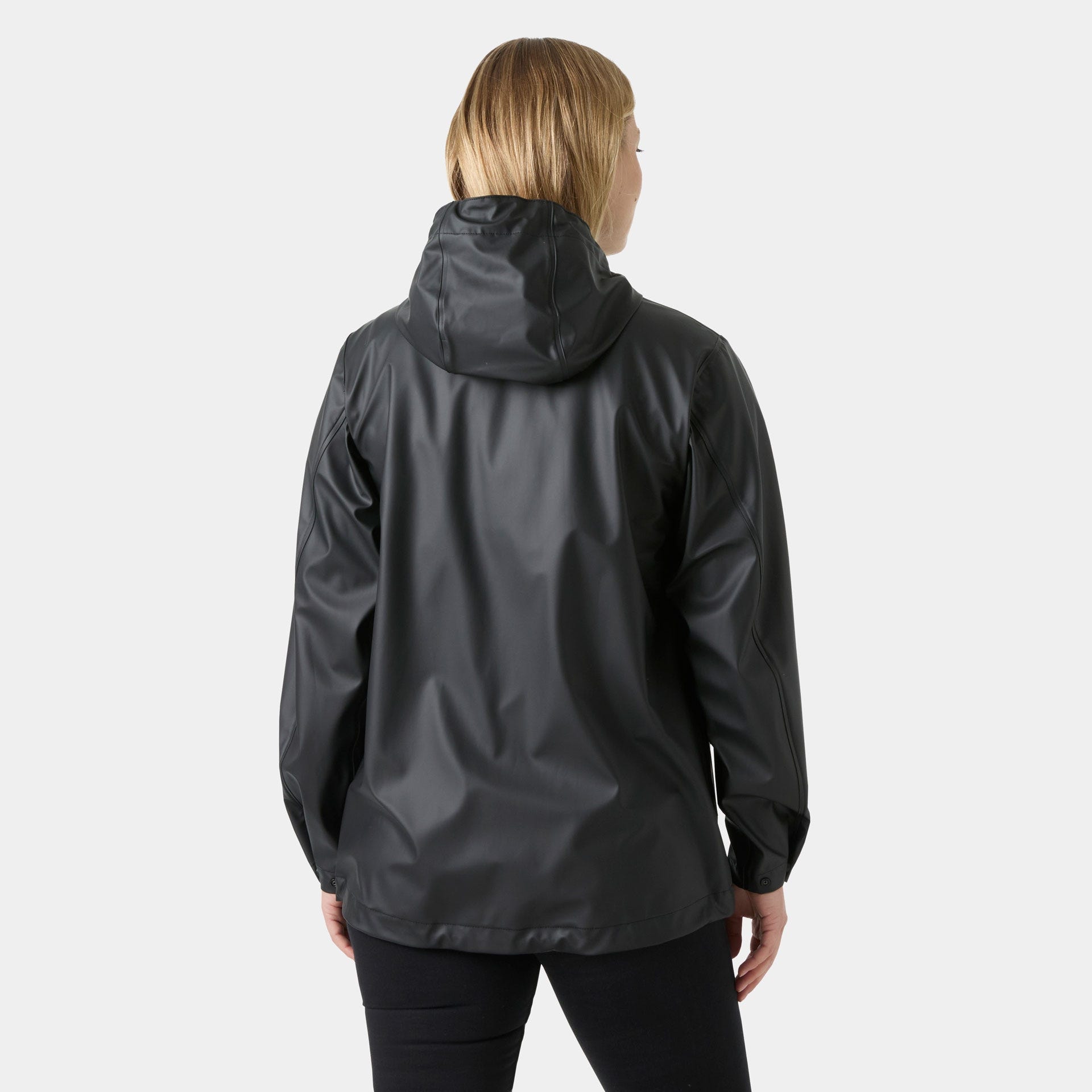 Helly Hansen Regenjacke »W MOSS JACKET« mit Kapuze sportlich, aus PU-Gewebe, wasserdicht, winddicht, mit Kapuze