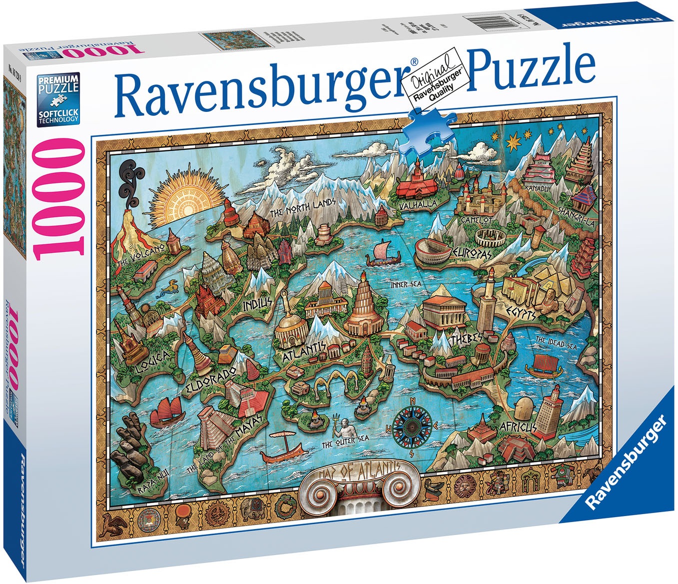 Ravensburger Puzzle »Geheiminsvolles Atlantis«, Made in Germany