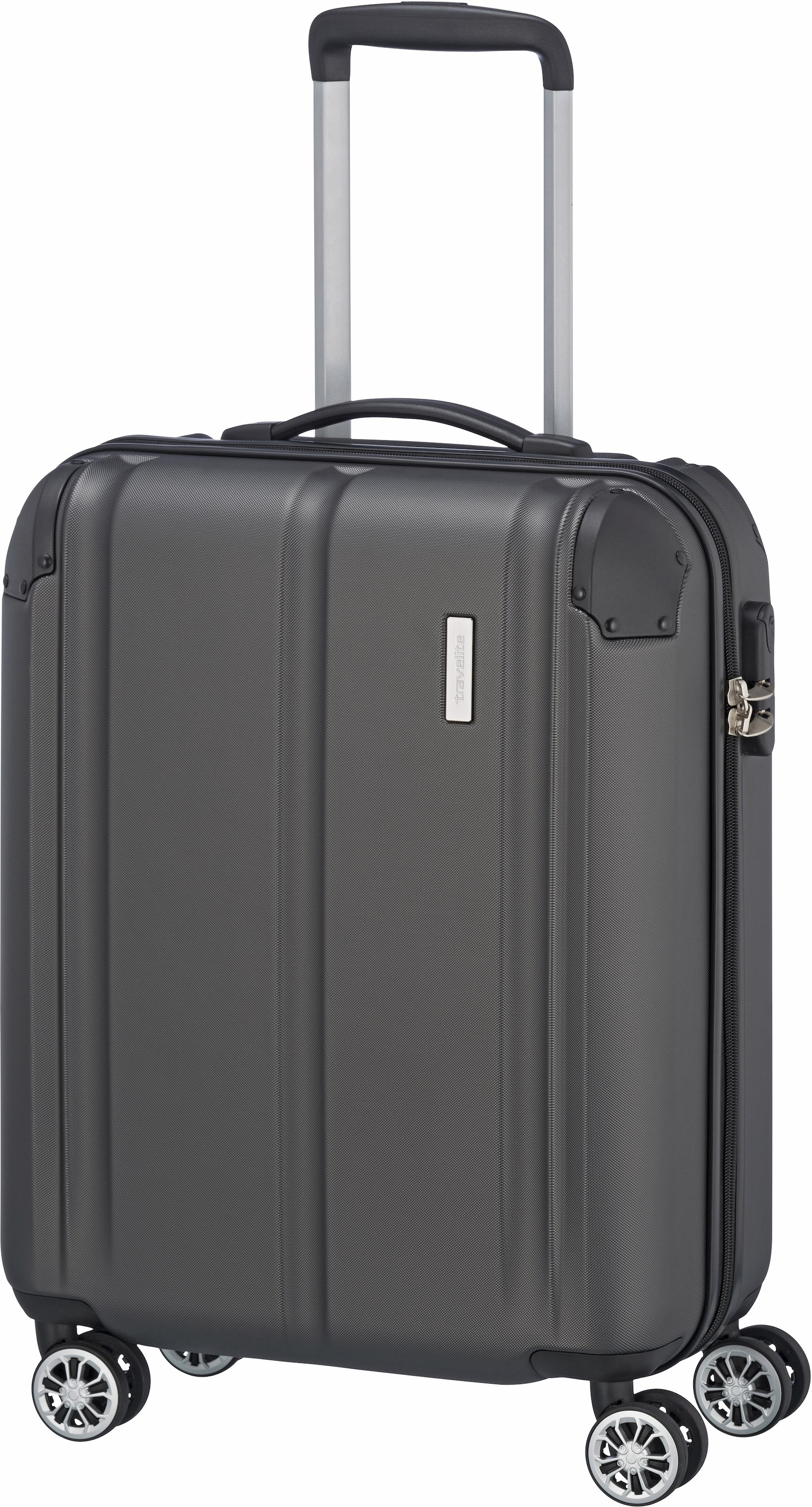 travelite Hartschalen-Trolley »CITY, verschiedene Größen und Farben«, 4 Rollen, Reisegepäck Koffer Volumenerweiterung TSA-Schloss Volumenerweiterung