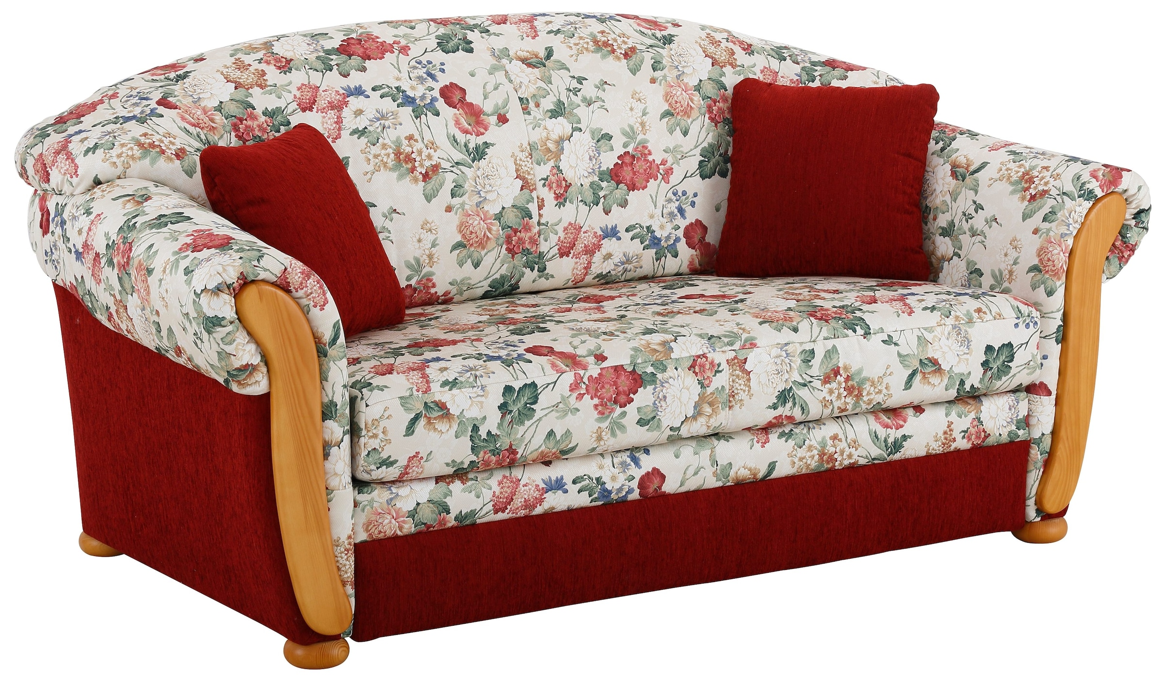 Home affaire 2-Sitzer »Milano, Schlafsofa im Landhaus-Stil, bequem, Liegefl günstig online kaufen