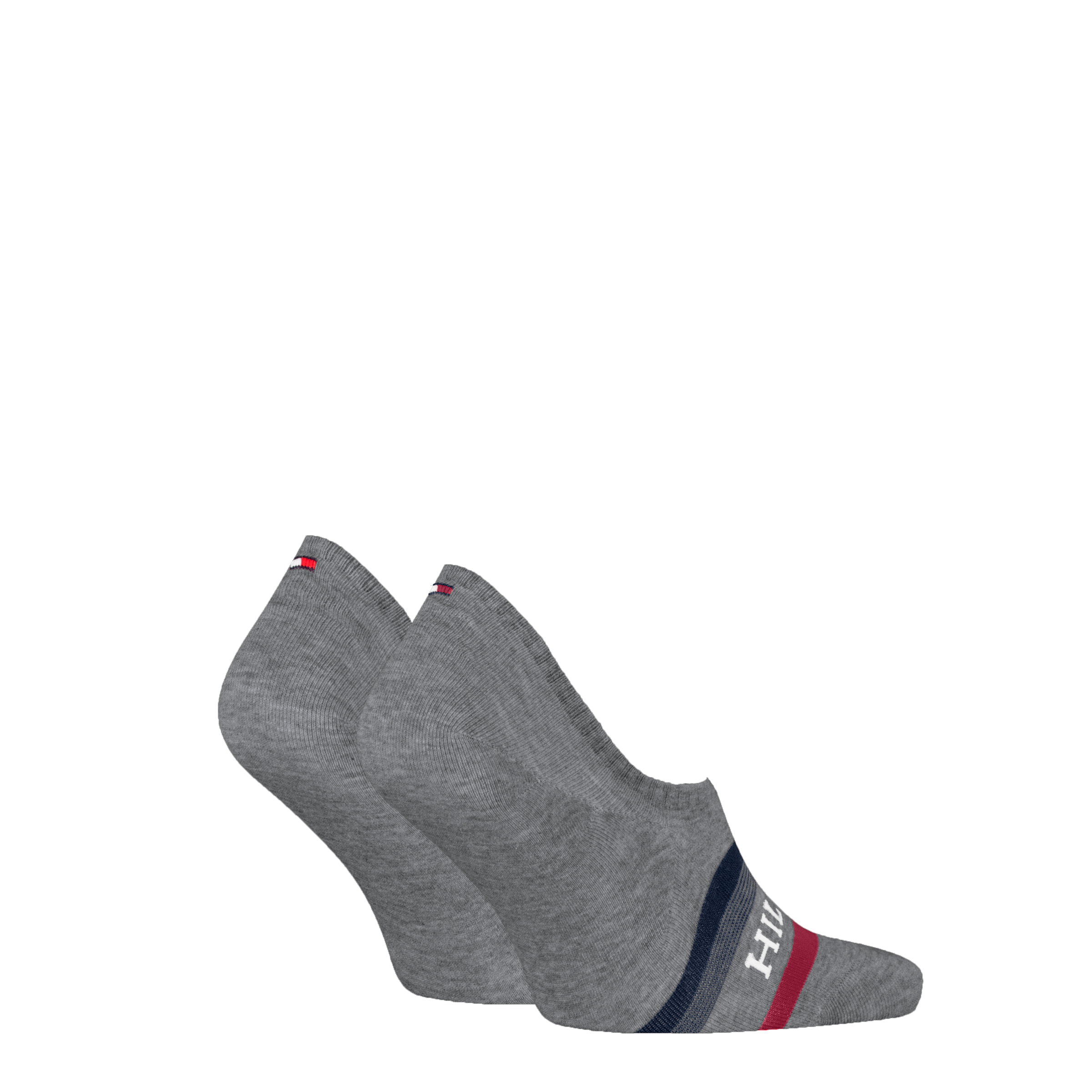 Tommy Hilfiger Füßlinge »TH MEN FOOTIE 2P HILFIGER TAB«, (2er-Pack), mit Anti-Rutsch Technologie