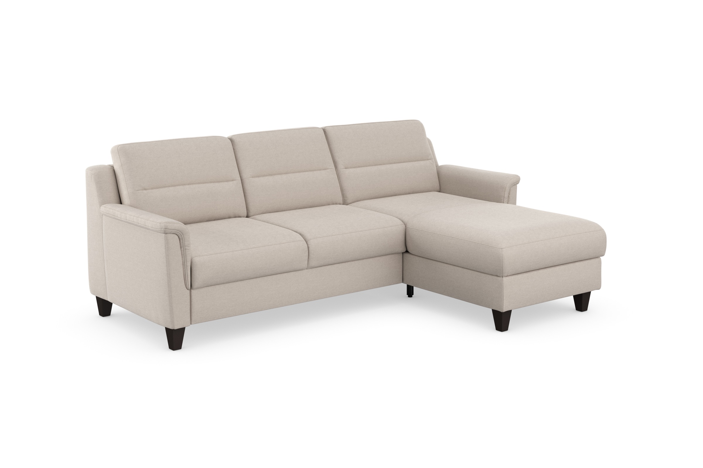 sit&more Ecksofa »Farö L-Form«, inklusive Federkern, wahlweise mit Bettfunktion und Bettkasten
