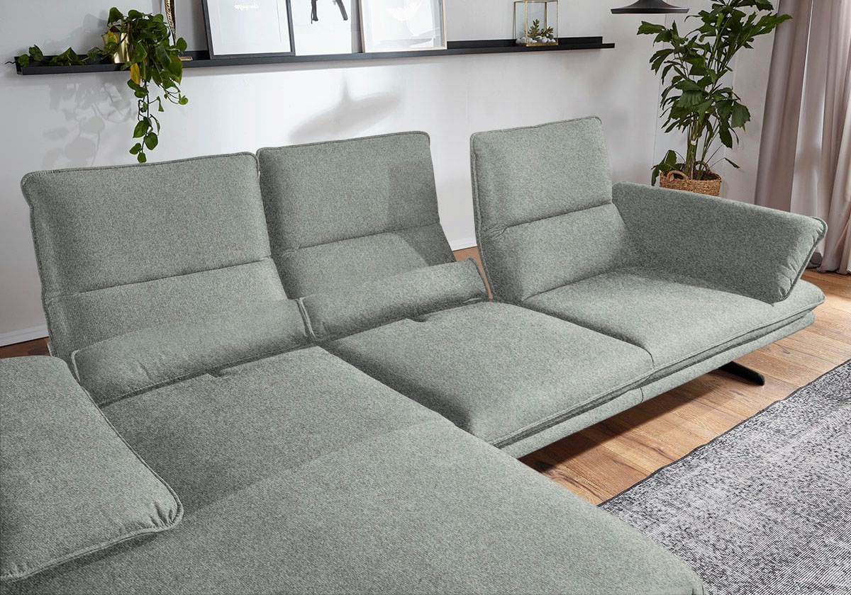 W.SCHILLIG Ecksofa "broadway, Designsofa mit tollem Sitzkomfort", Sitztiefe günstig online kaufen