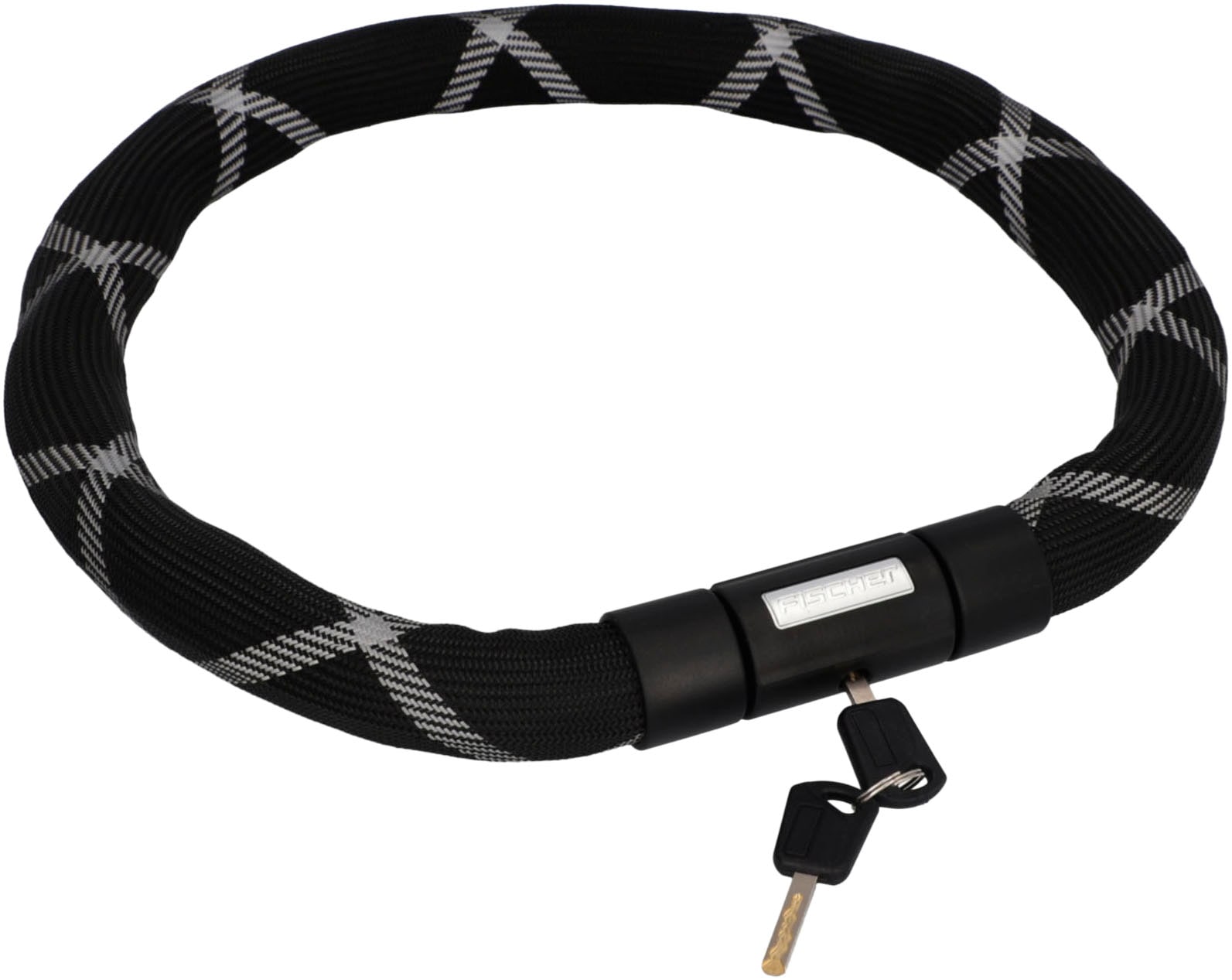 FISCHER Fahrrad Kettenschloss »Kettenschloss SILENCE CK100/32 schwarz«