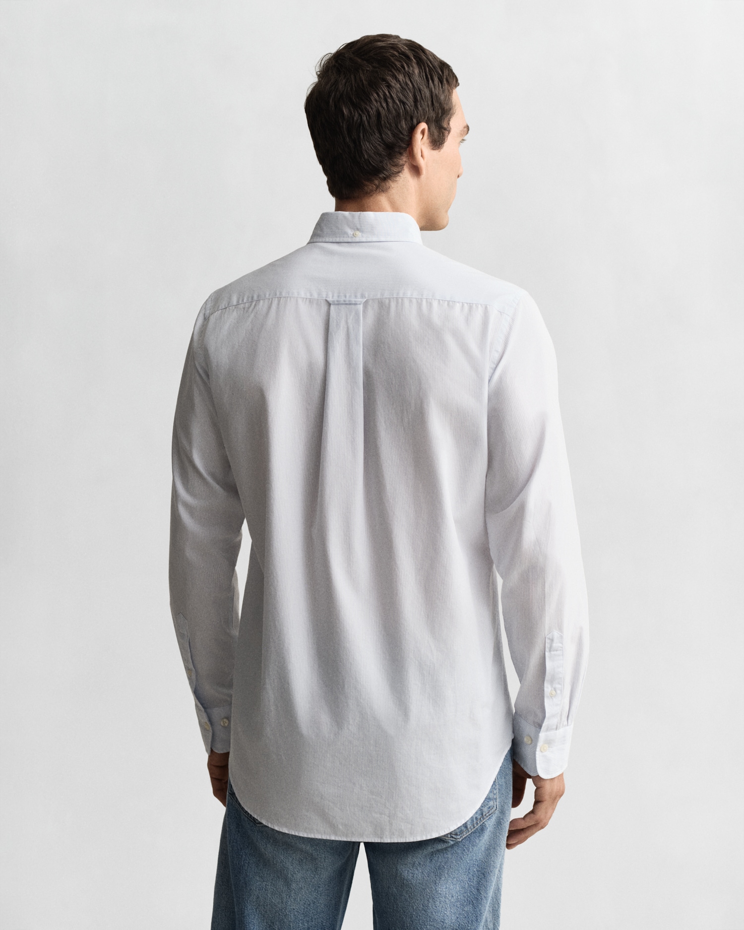 Gant Langarmhemd »REG POPLIN BANKER SHIRT« Banker Stripe Popeline, leichte Baumwolle