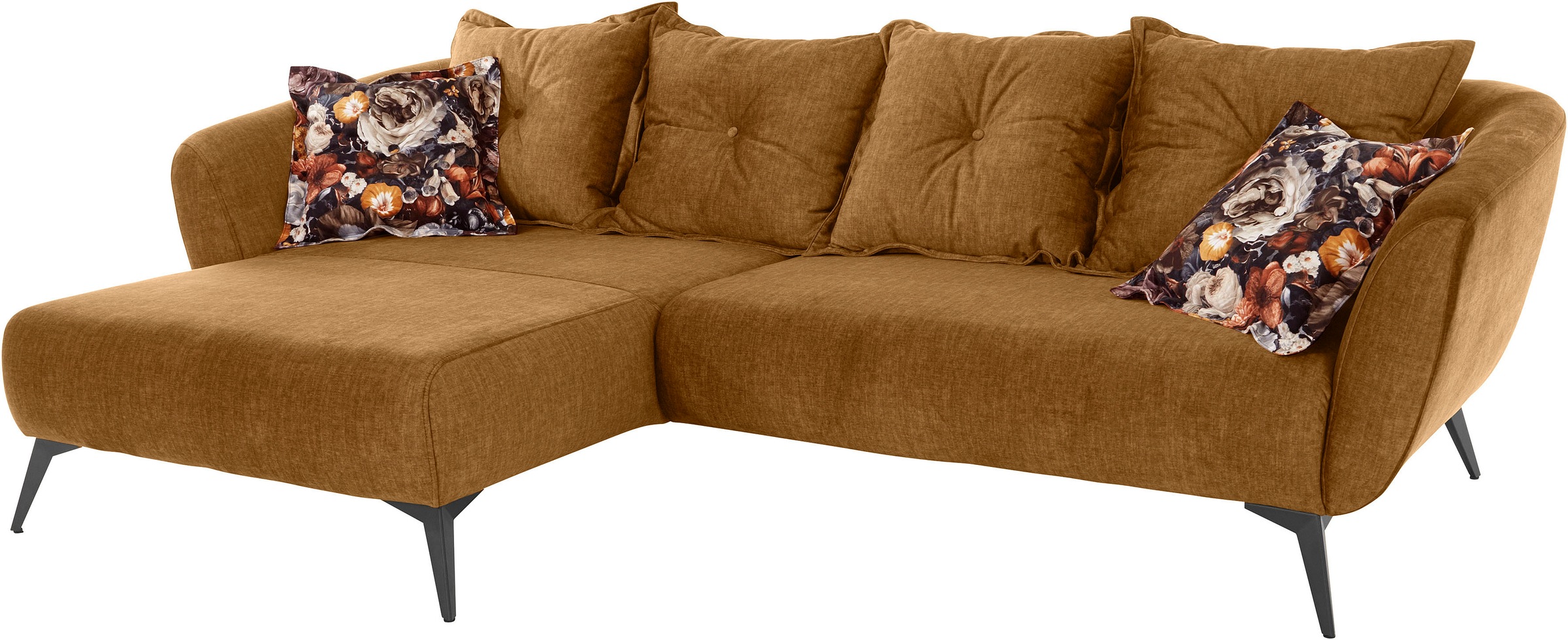 INOSIGN Ecksofa »Baggio romantische Polsterecke, bequem, Breite 277cm, L-Fo günstig online kaufen