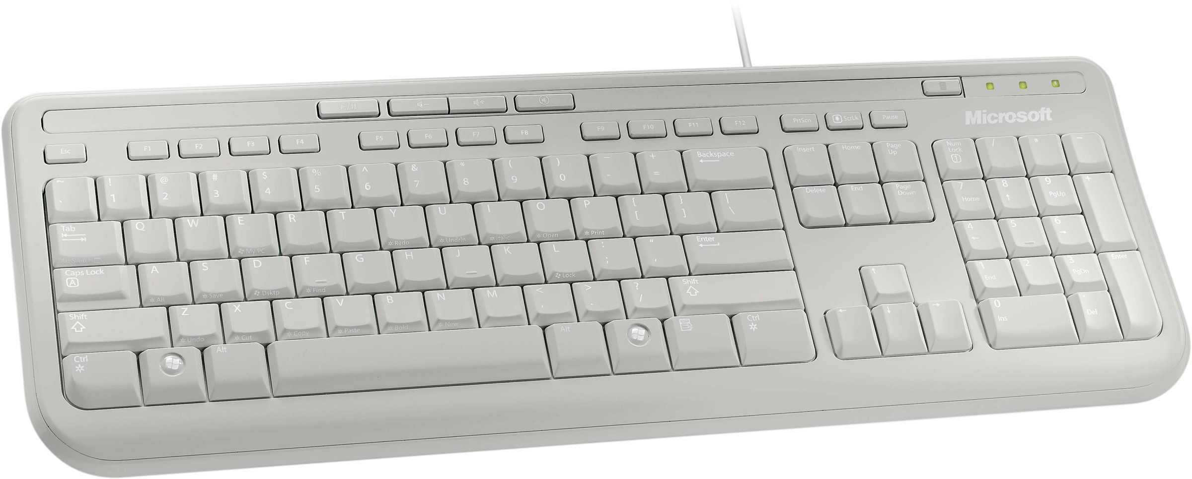 Microsoft Tastatur »Wired Keyboard 600«