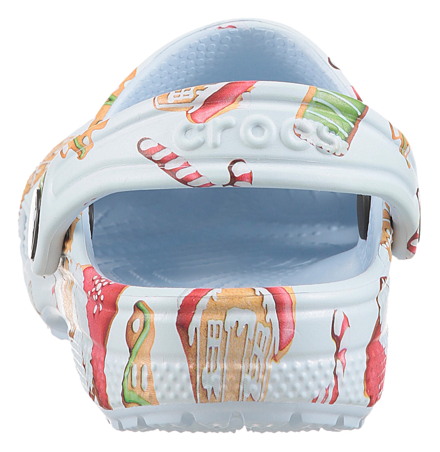 Crocs Clog »Classic Clog K«  Weihnachtsschuh, Hausschuh mit buntem Festive Print