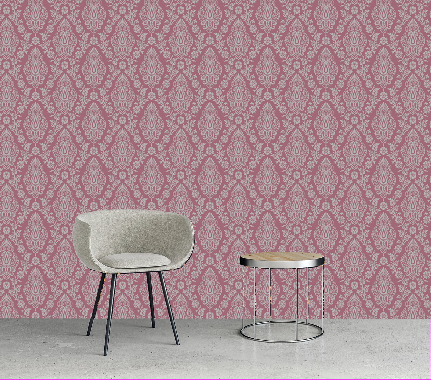 queence Vinyltapete »Michele«, bedruckt-Barock-Antikoptik-Kunst, 90x250cm, günstig online kaufen