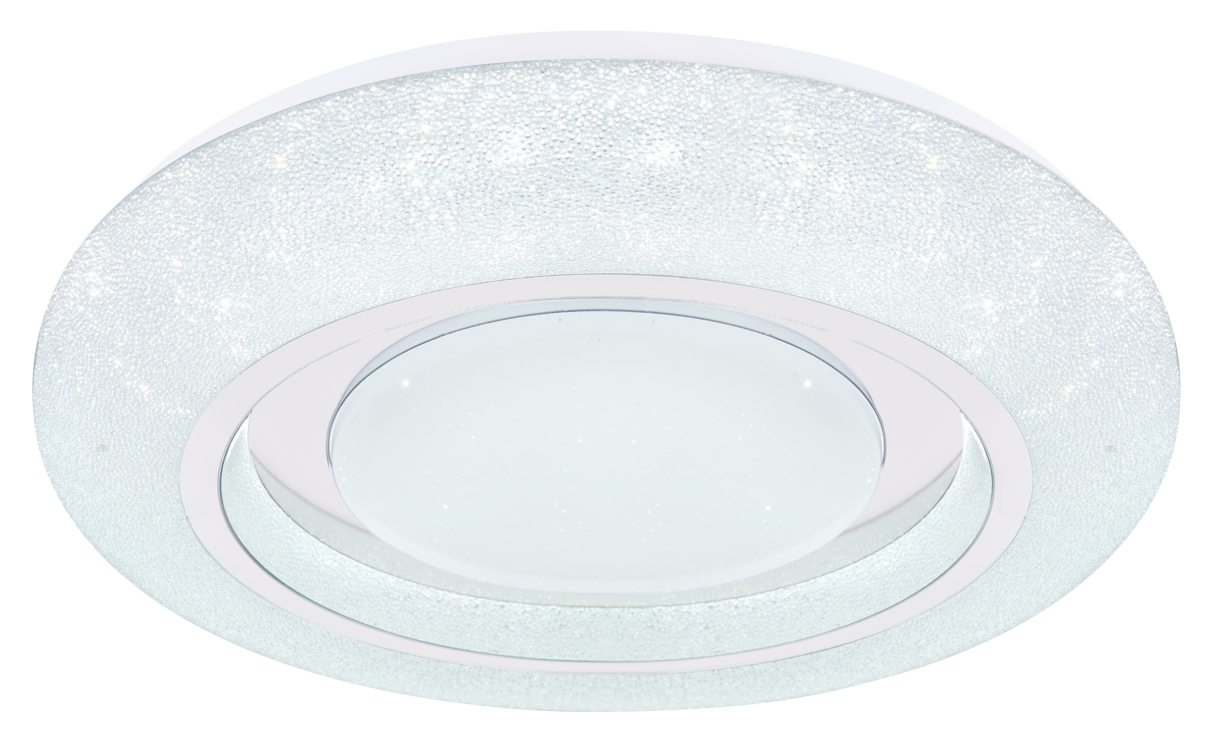 GLOBO LIGHTING LED Deckenleuchte »RADA«, Leuchtmittel LED-Modul | LED fest integriert, Deckenlampe/rund/Wohnzimmer/Schlafzimmer/sparkle