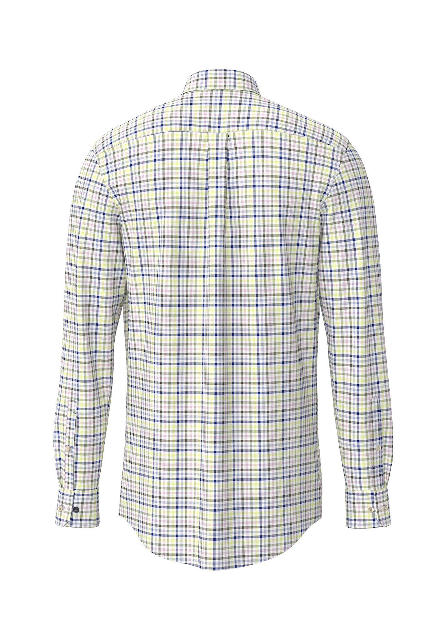 FYNCH-HATTON Karohemd »Multicolor Washed Oxford« langarm, mit Button-Down-Kragen