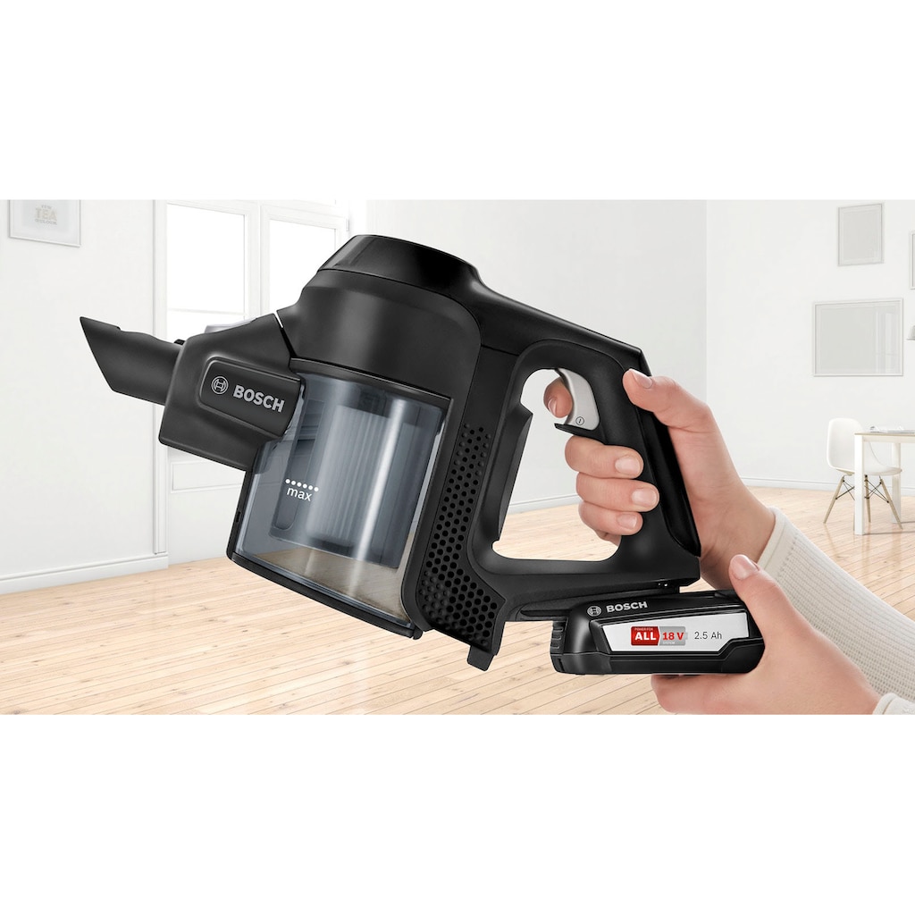 BOSCH Akku-Hand-und Stielstaubsauger »Unlimited Serie 6 BLS612BLCK«