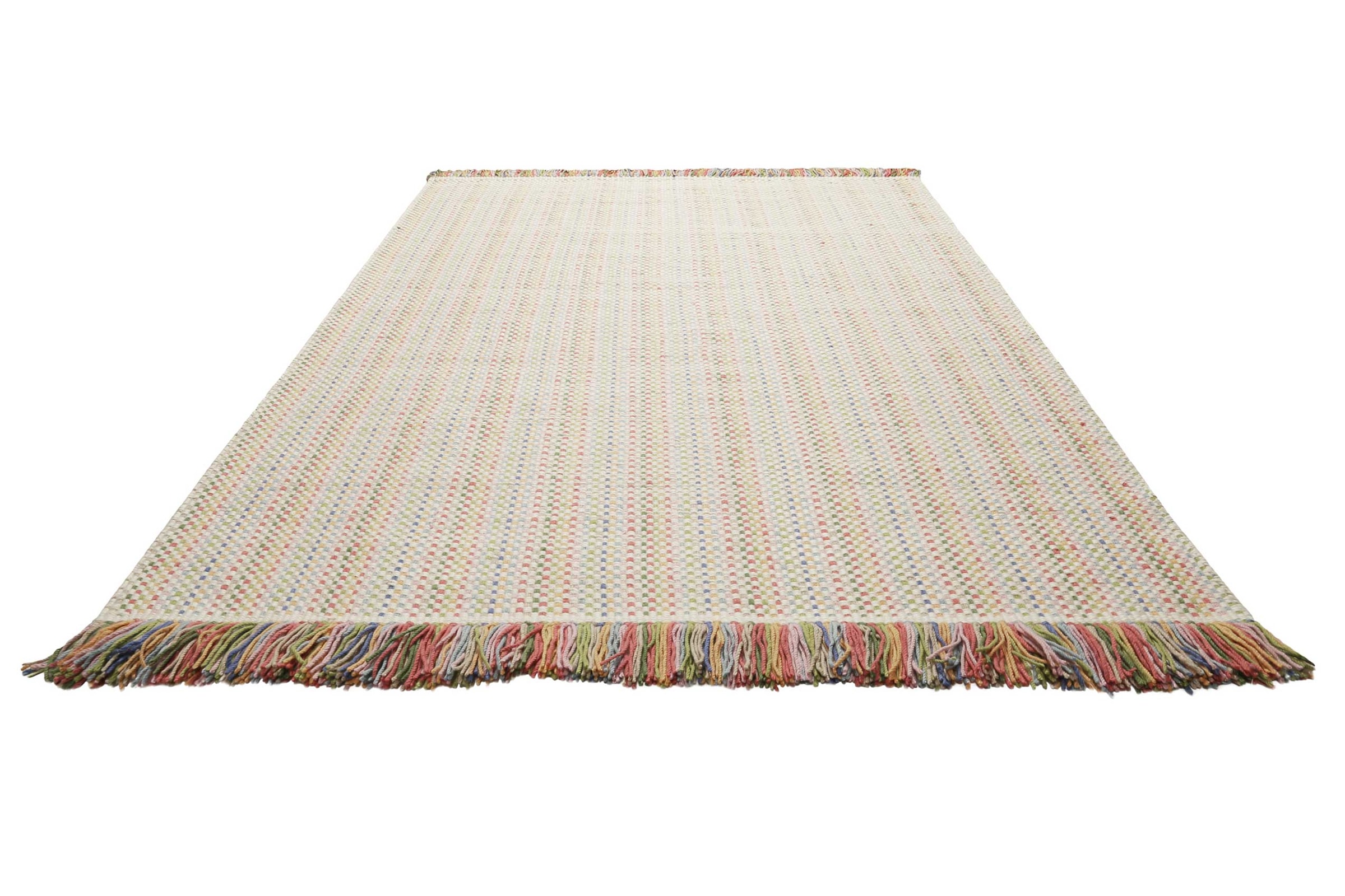 SMART KIDS Teppich »TJORVEN handmade« rechteckig 6 mm Höhe Wollteppich, kurzflor, handgewebt, Kinderzimmer, natürlich