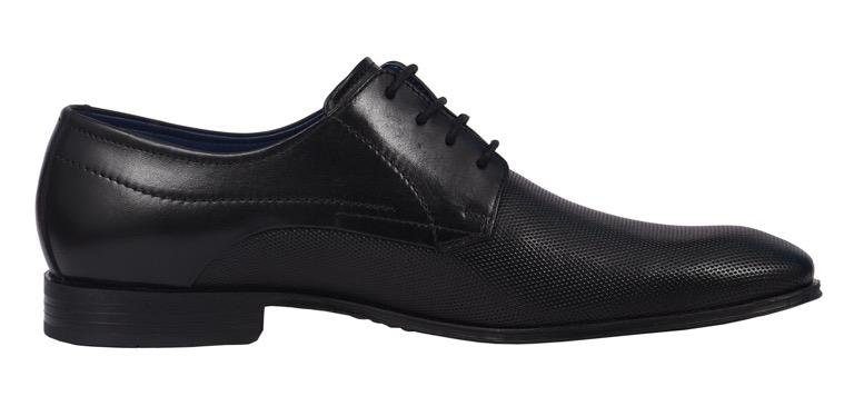 bugatti Schnürschuh  mit eleganter, feiner Prägung, Freizeitschuh, Halbschuh, Schnürschuh