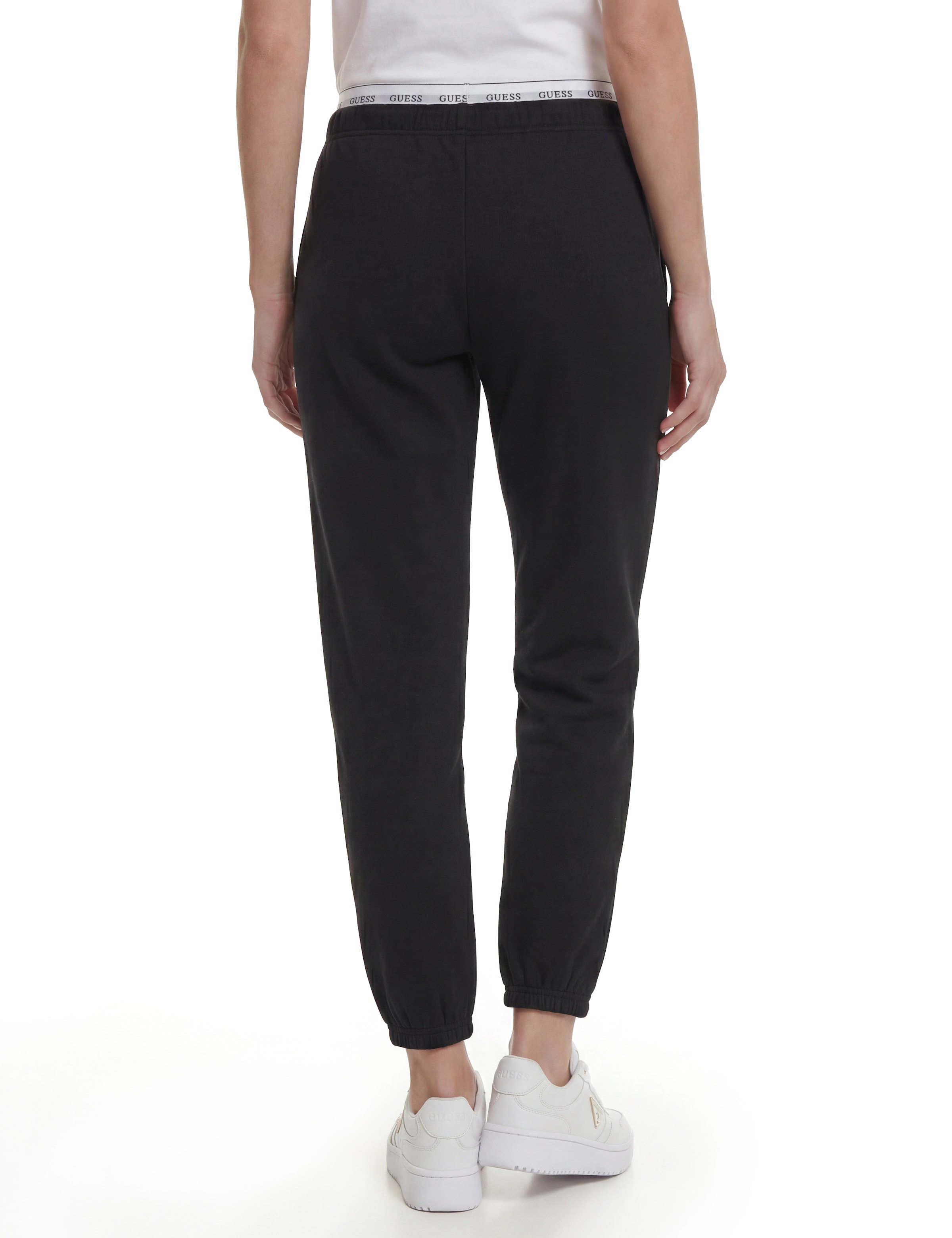 Guess Jogginghose »SOFIA CUFFED PANT«  aus Baumwollmix, Logobund