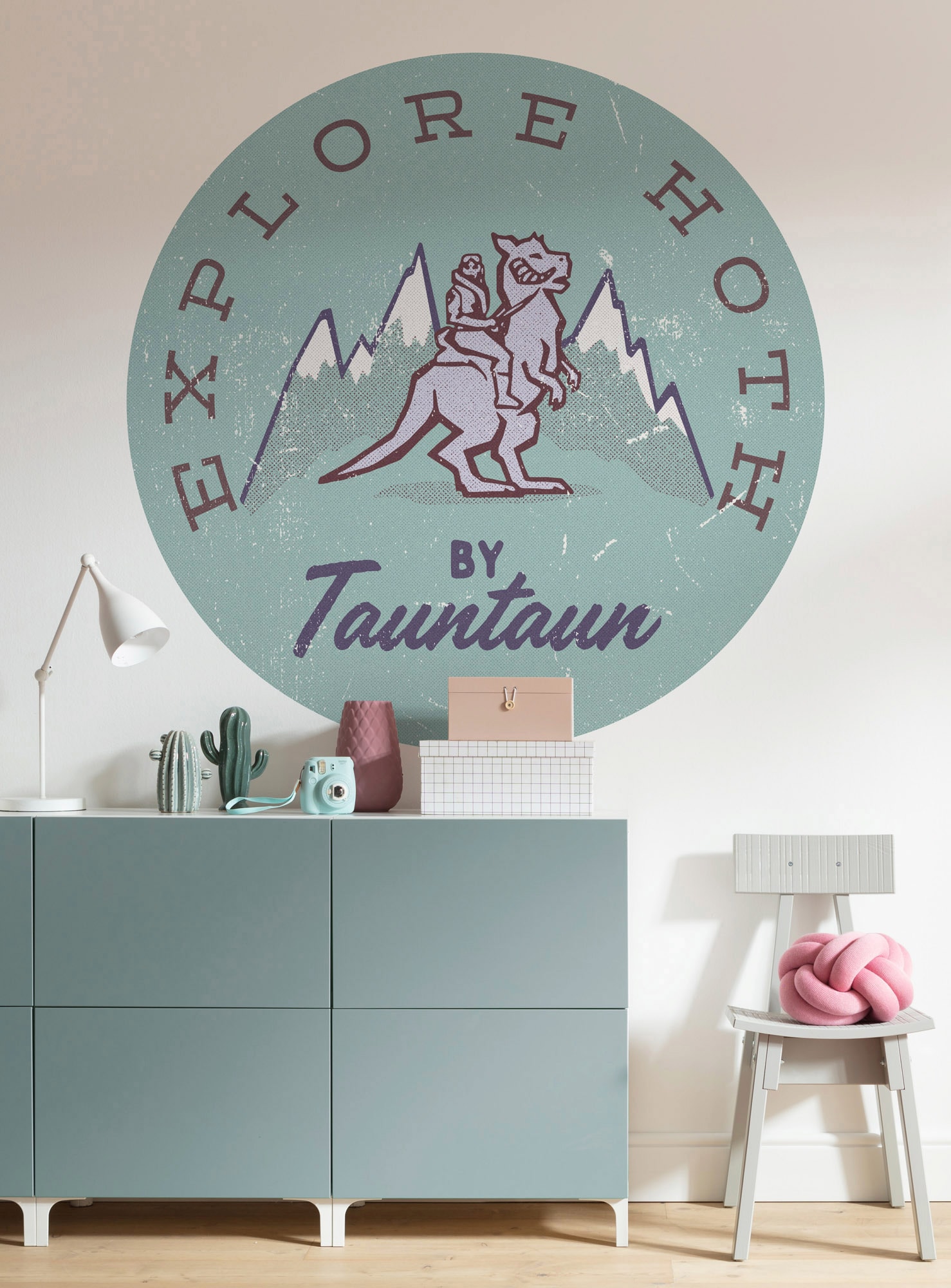 Komar Fototapete »Vlies selbstklebend - Star Wars Explore Hoth - Größe 125 x 125 cm«, bedruckt, Kinderzimmer