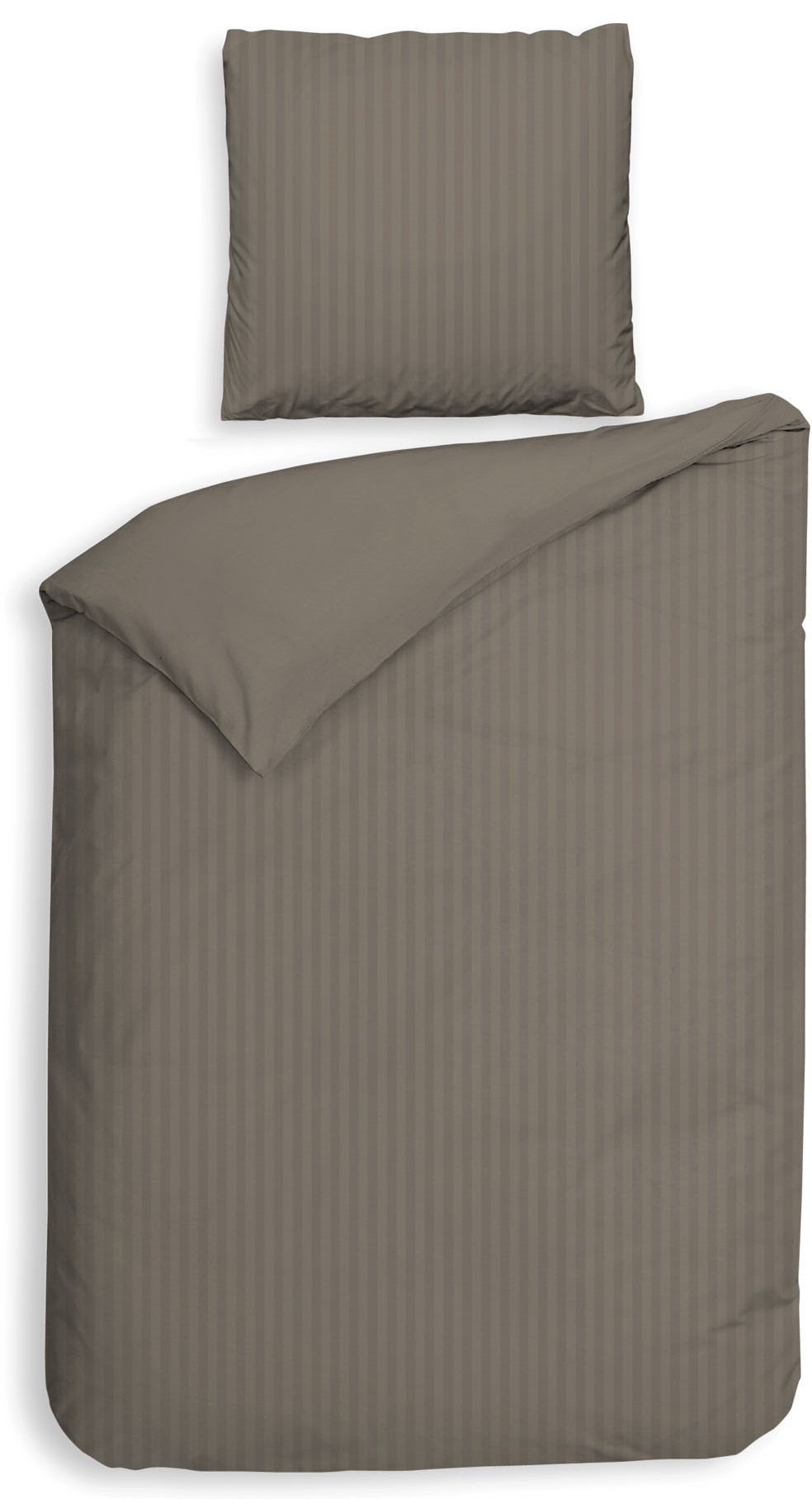 Heckett & Lane Bettwäsche »Banda« 2 tlg. hochwertiges Mako-Satin, Streifen günstig online kaufen