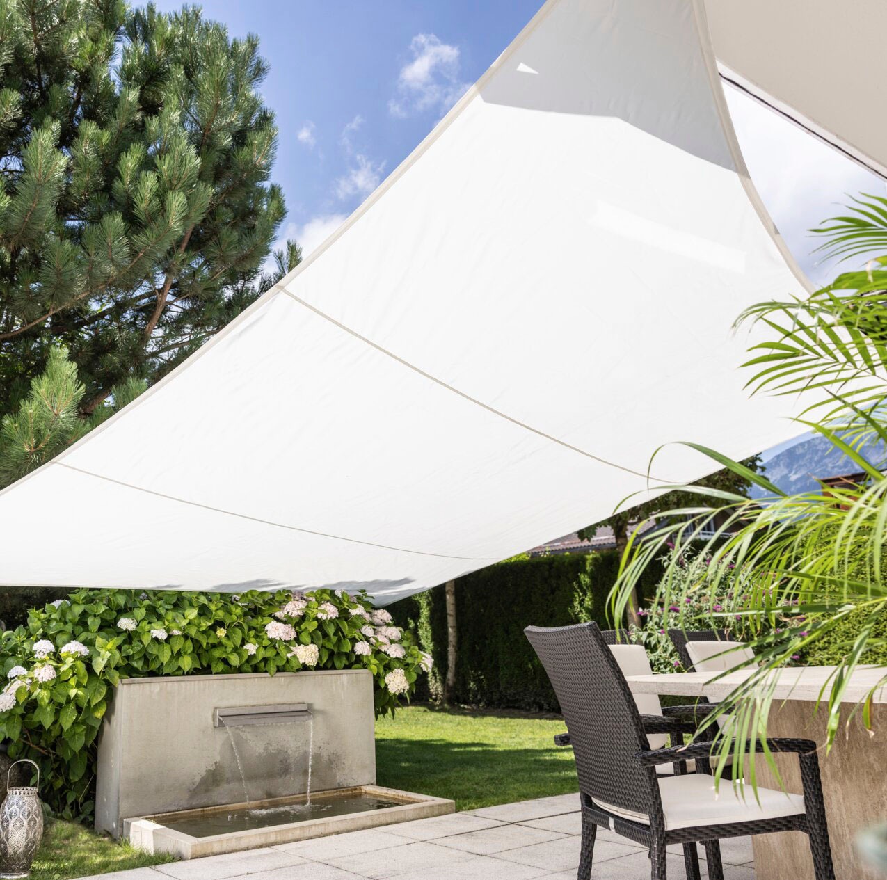 Windhager Sonnensegel »Quadrat«, 3x3 m, wasserabweisend