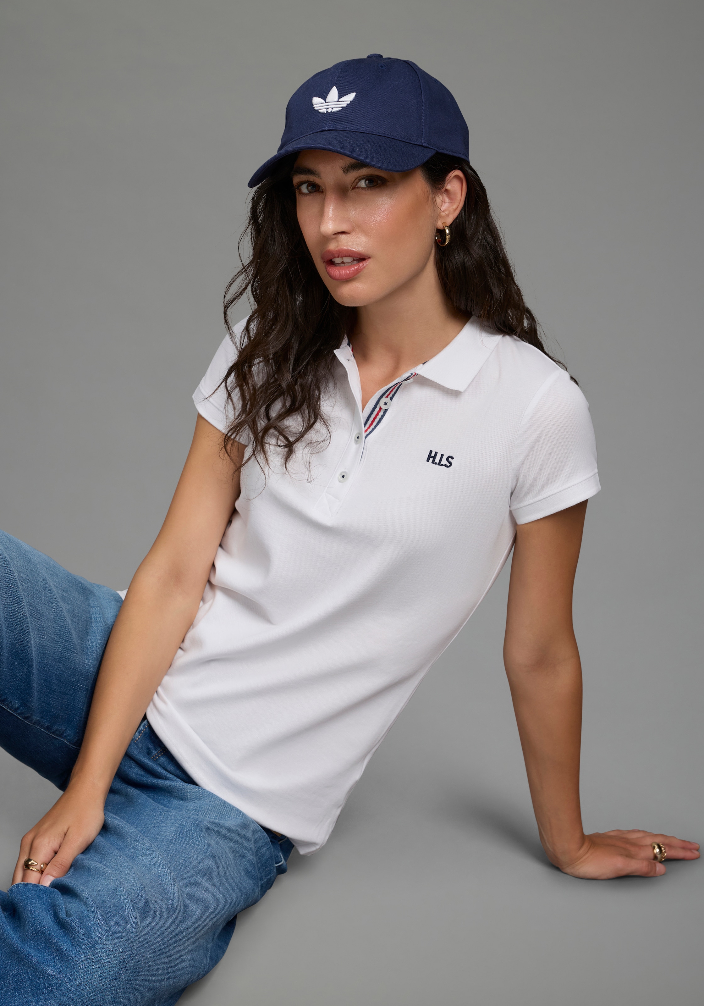 H.I.S Poloshirt 2er-Pack,  Kurzarm,  figurbetonte Passform,  mit klassischem Polokragen
