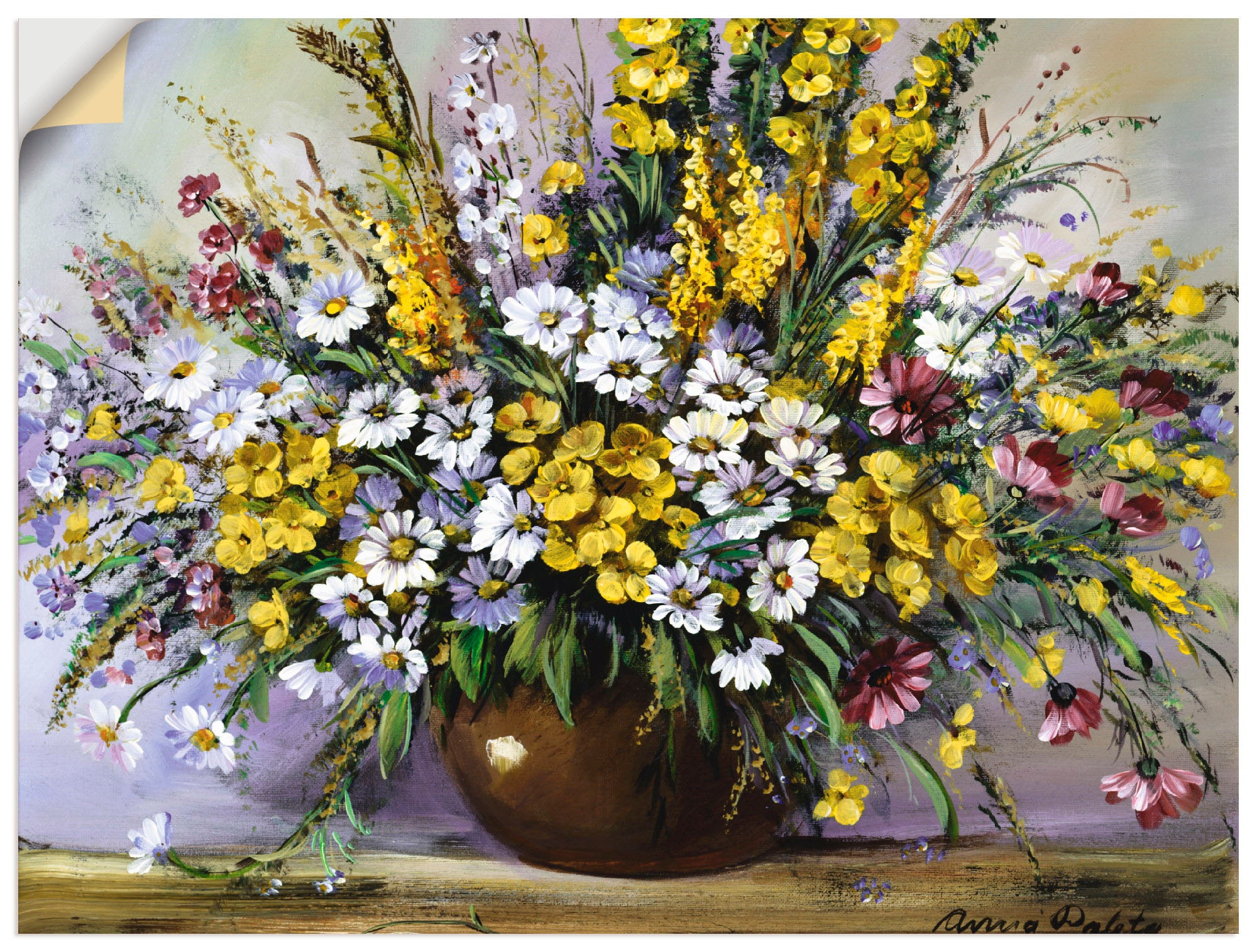 Artland Wandbild »Herrlichkeit von Gänseblümchen«, Blumen, (1 St.), als  Leinwandbild, Wandaufkleber oder Poster in versch. Größen online kaufen