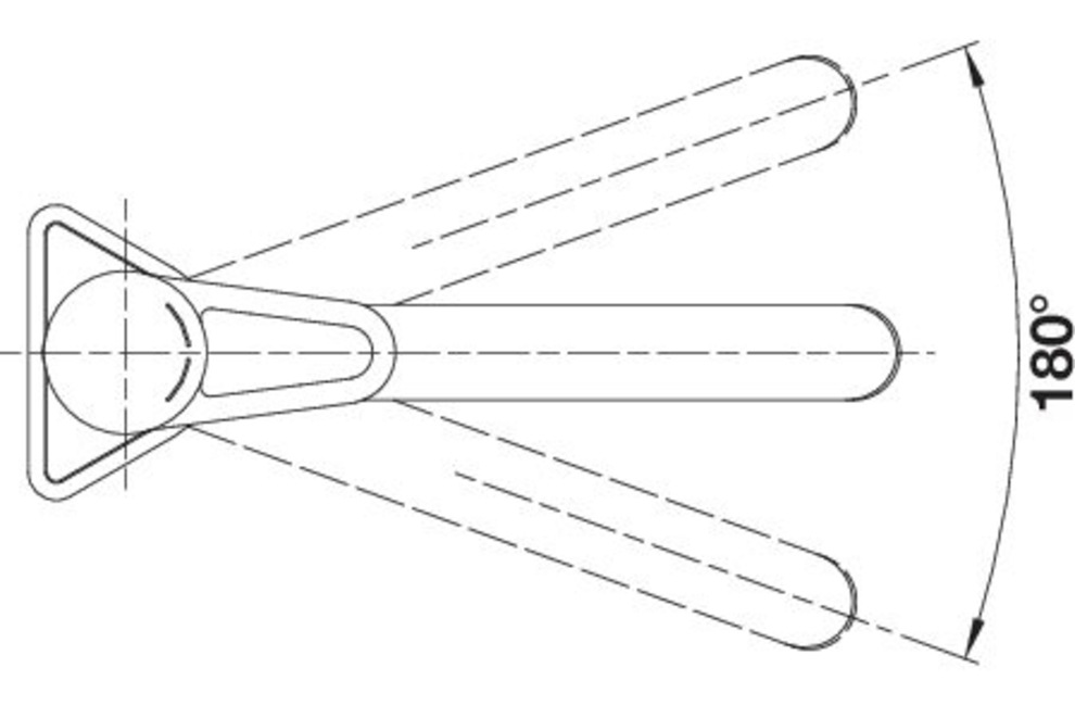 Blanco Küchenarmatur »BLANCOWEGA II« Auslauf 180° schwenkbar