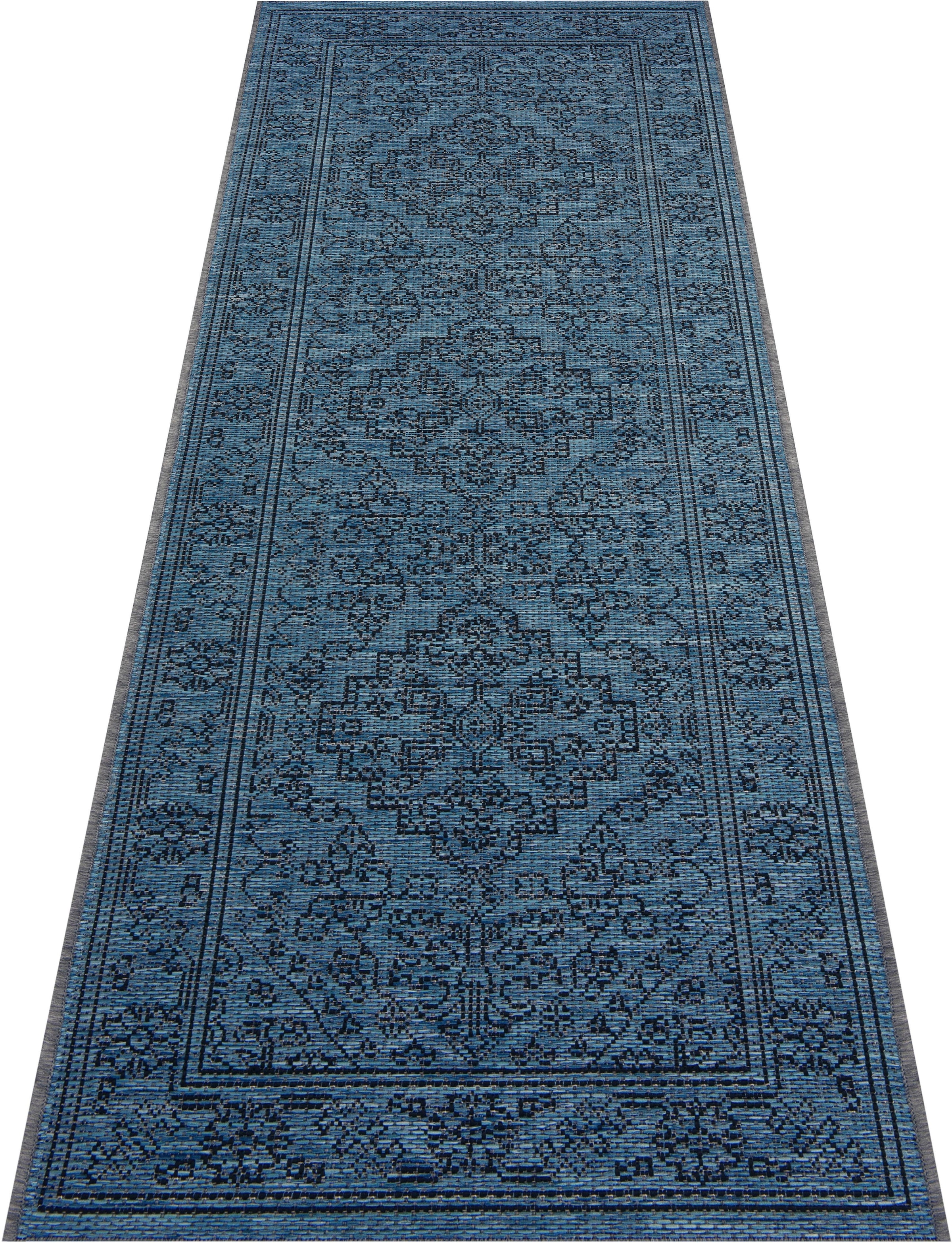 NORTHRUGS Läufer »Tyros«, rechteckig, 4 mm Höhe, In-und Outdoor geeignet, Strapazierfähig und pflegeleicht, Flachgewebe