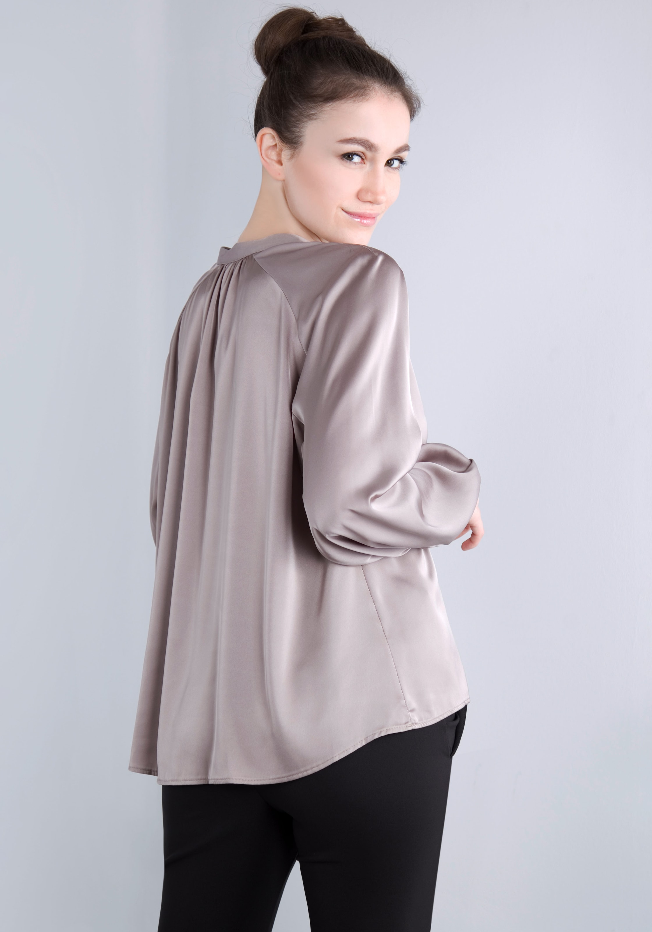 IMPERIAL Blusenshirt, in satinierter Optik