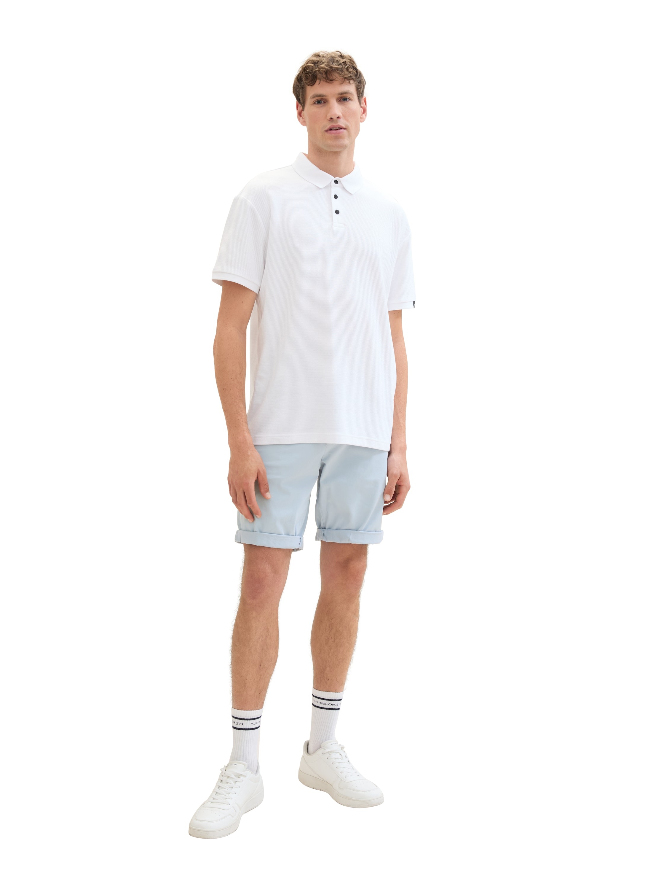 TOM TAILOR Denim Chinoshorts, mit Eingrifftaschen und Stretch