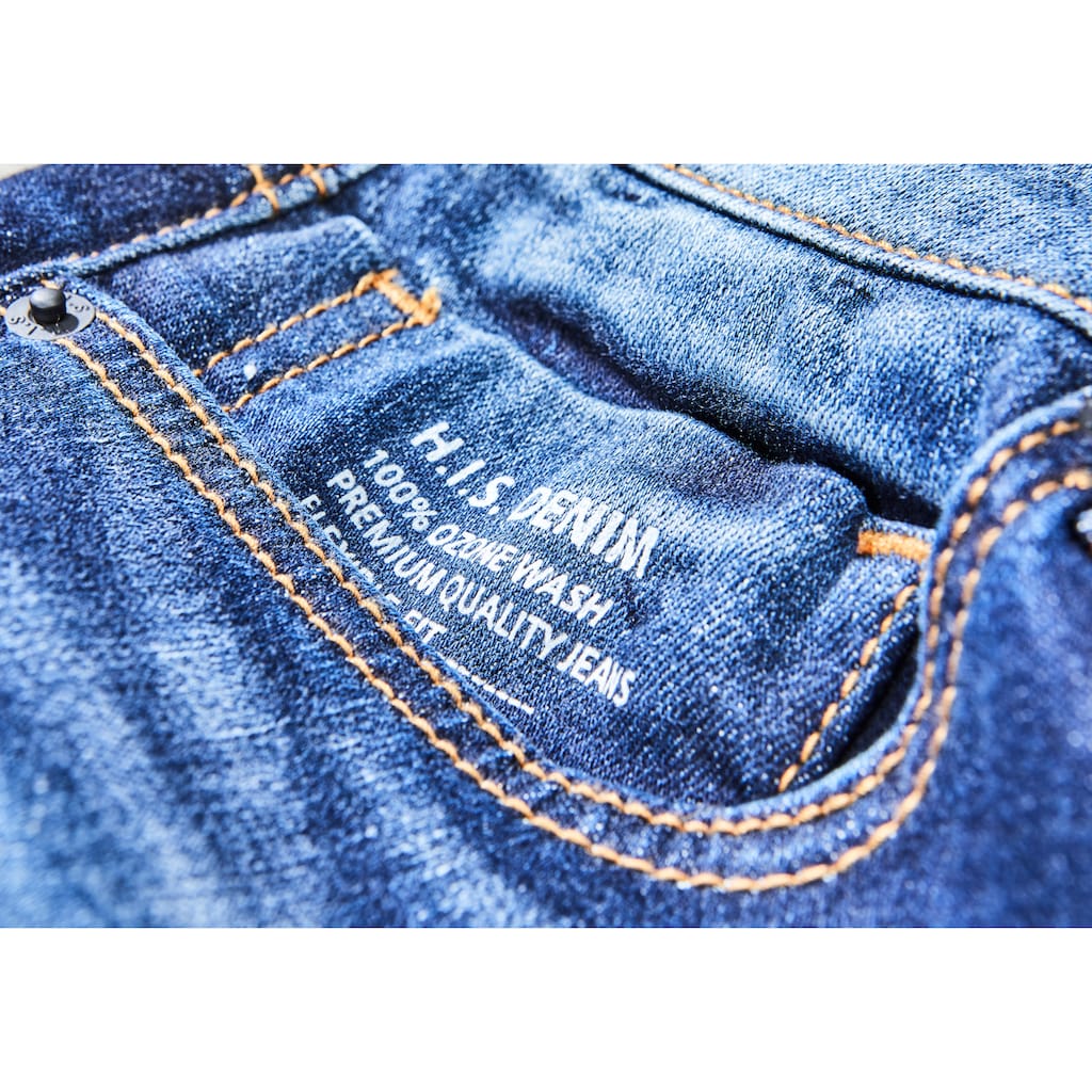 H.I.S Straight-Jeans »DIX«, Ökologische, wassersparende Produktion durch Ozon Wash