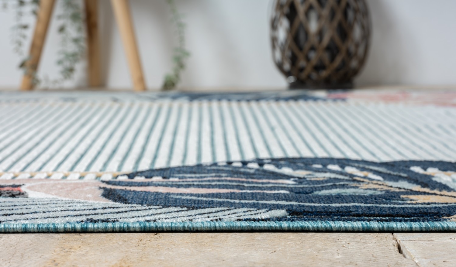 Myflair Möbel & Accessoires Teppich »Cloud Lagerräumung«, rechteckig, 8 mm Höhe, Flamingo Motiv, mit Bordüre, Outdoor geeignet, Balkon, Terrasse