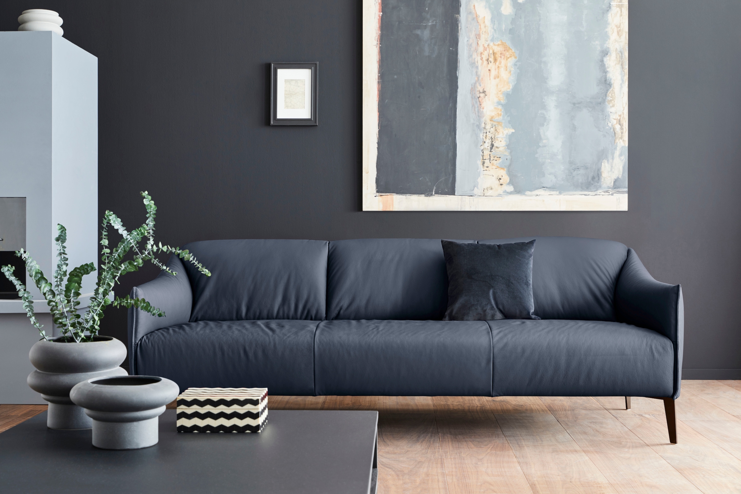 W.SCHILLIG 3-Sitzer »sally« mit Metall-Winkelfüßen in Bronze pulverbeschich günstig online kaufen