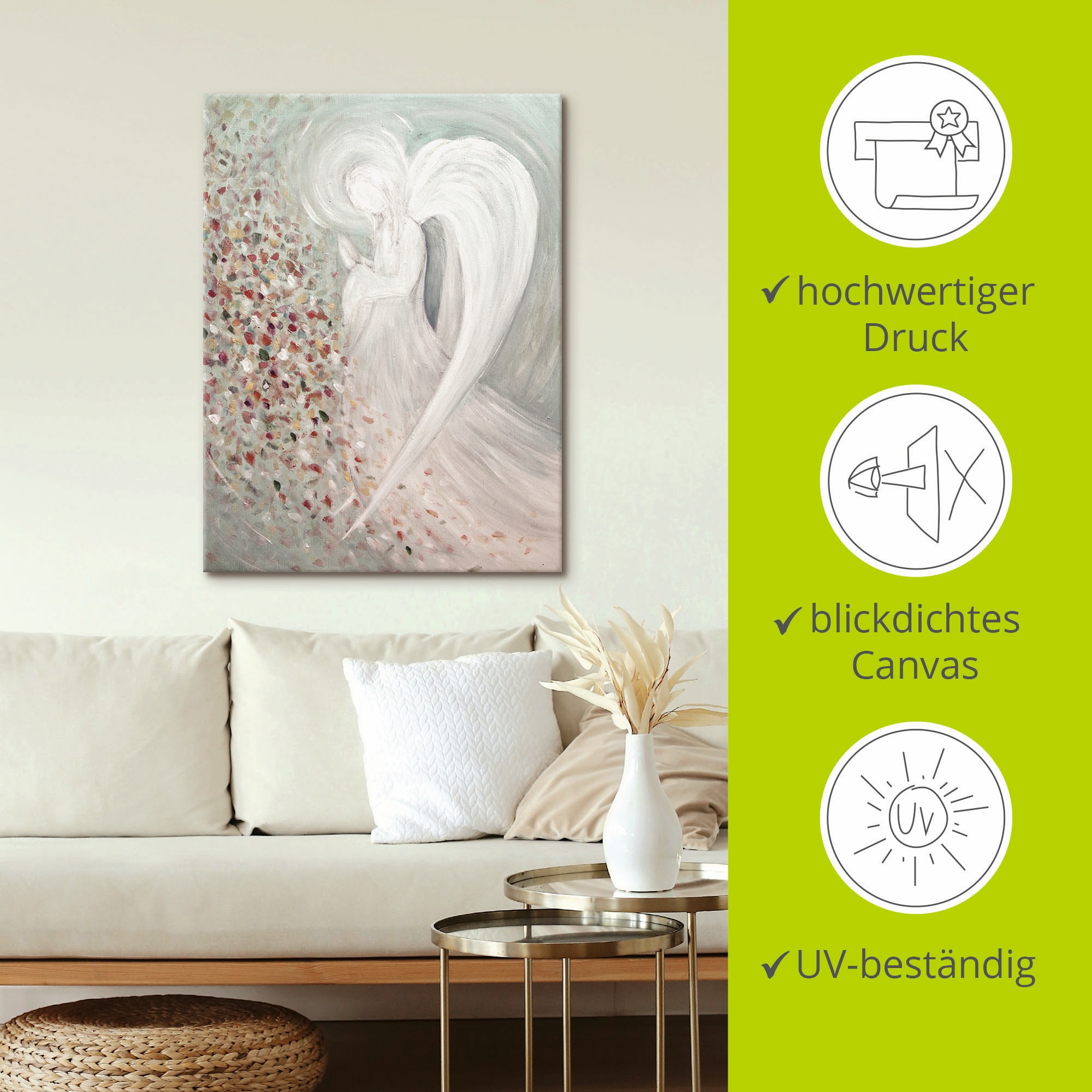 Artland Wandbild »Engelbild I«, Religion, (1 St.), als Leinwandbild, Poster, Wandaufkleber in verschied. Größen