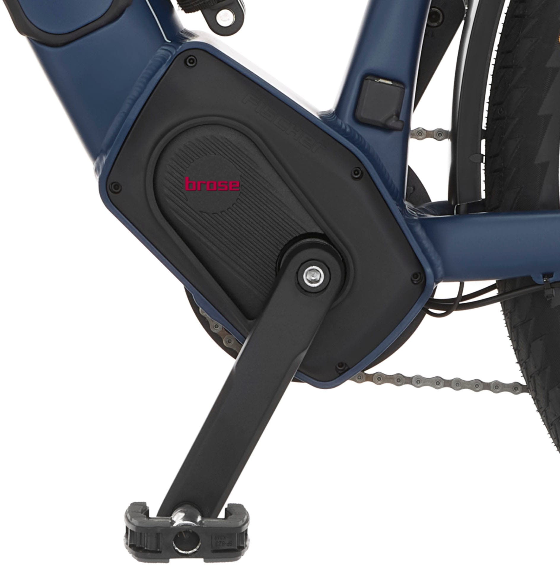 FISCHER Fahrrad E-Bike »VIATOR 8.0i Damen«, 12 Gang, SRAM, Eagle SX, Mittelmotor 250 W, (mit Faltschloss), Pedelec, Elektrofahrrad für Damen u. Herren, Trekkingrad