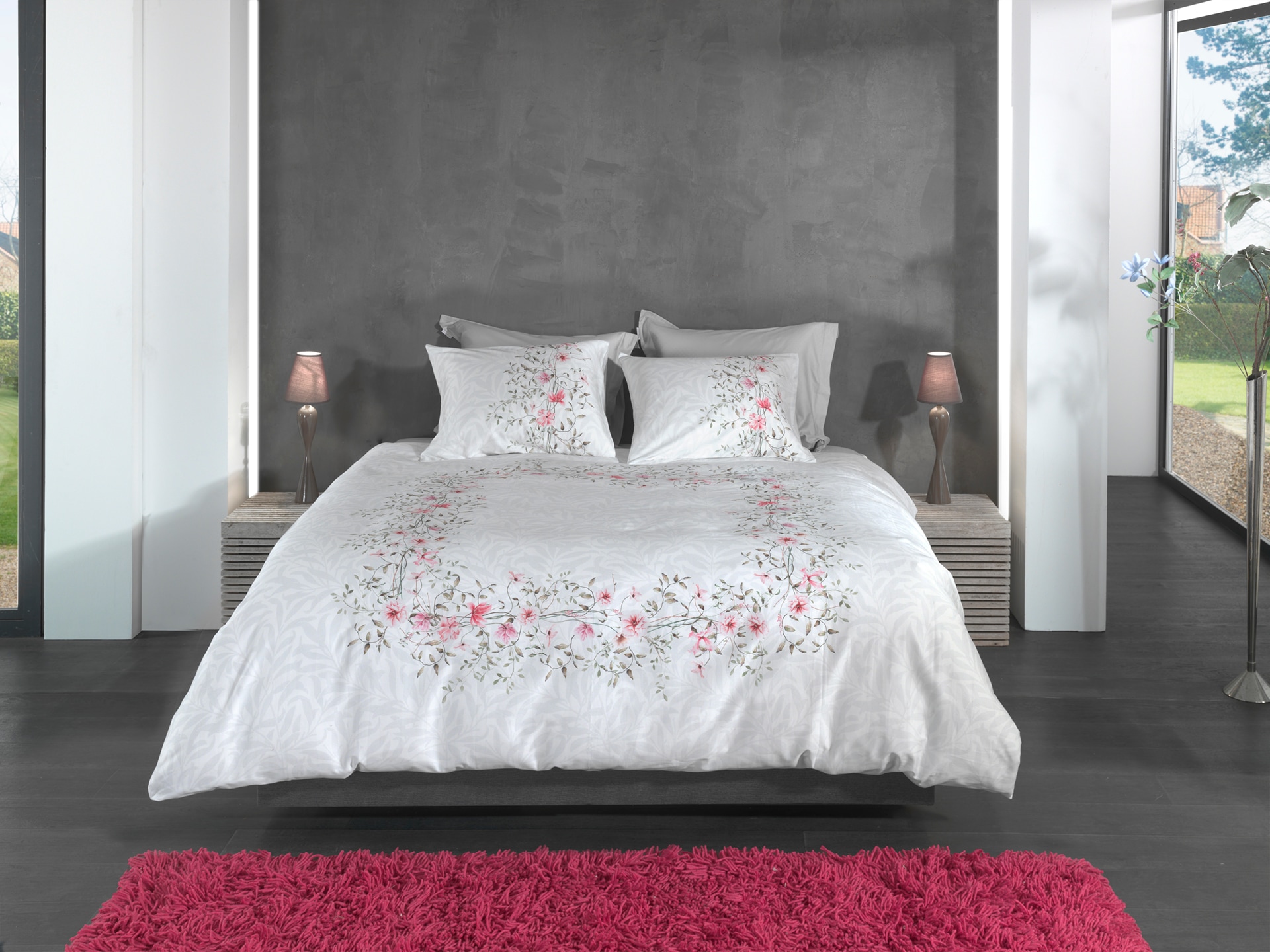 Heckett & Lane Bettwäsche »Heckettlane Bettwäsche Jolie« 2 Bettwäsche aus 100% Baumwolle, hochwertige Mako-Satin, ab 135x200 cm.