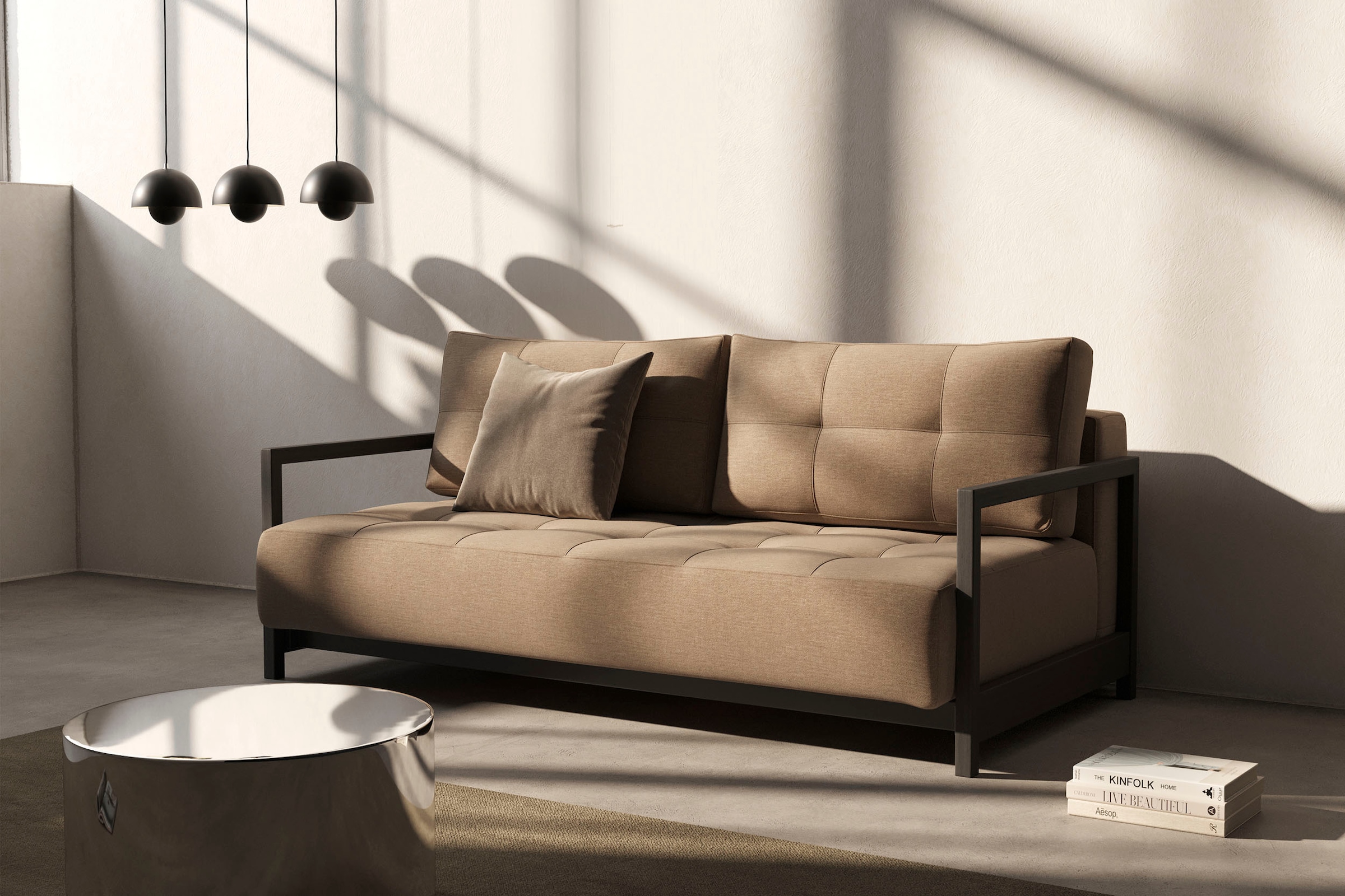 INNOVATION LIVING ™ Schlafsofa »Bifrost - Extrabreite Liegefläche & hochwertige Schlaffunktion« Einzel- und Doppelbett, bequem und komfortabel