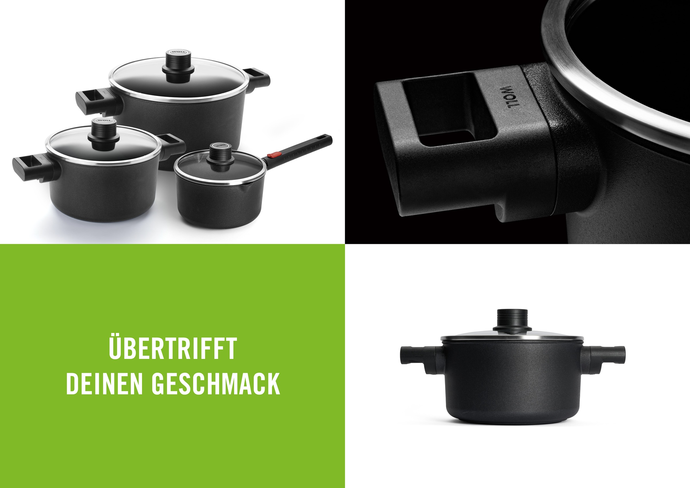 WOLL MADE IN GERMANY Topf-Set »Logic« Set, 6 tlg. tlg. Aluminiumguss günstig online kaufen