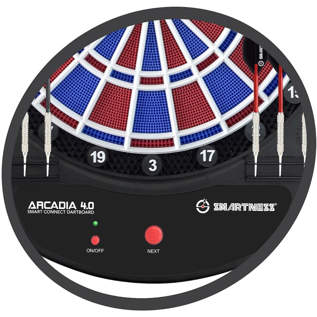 SMARTNESS® Dartscheibe »Elektronische Dartscheibe, Arcadia 4.0«