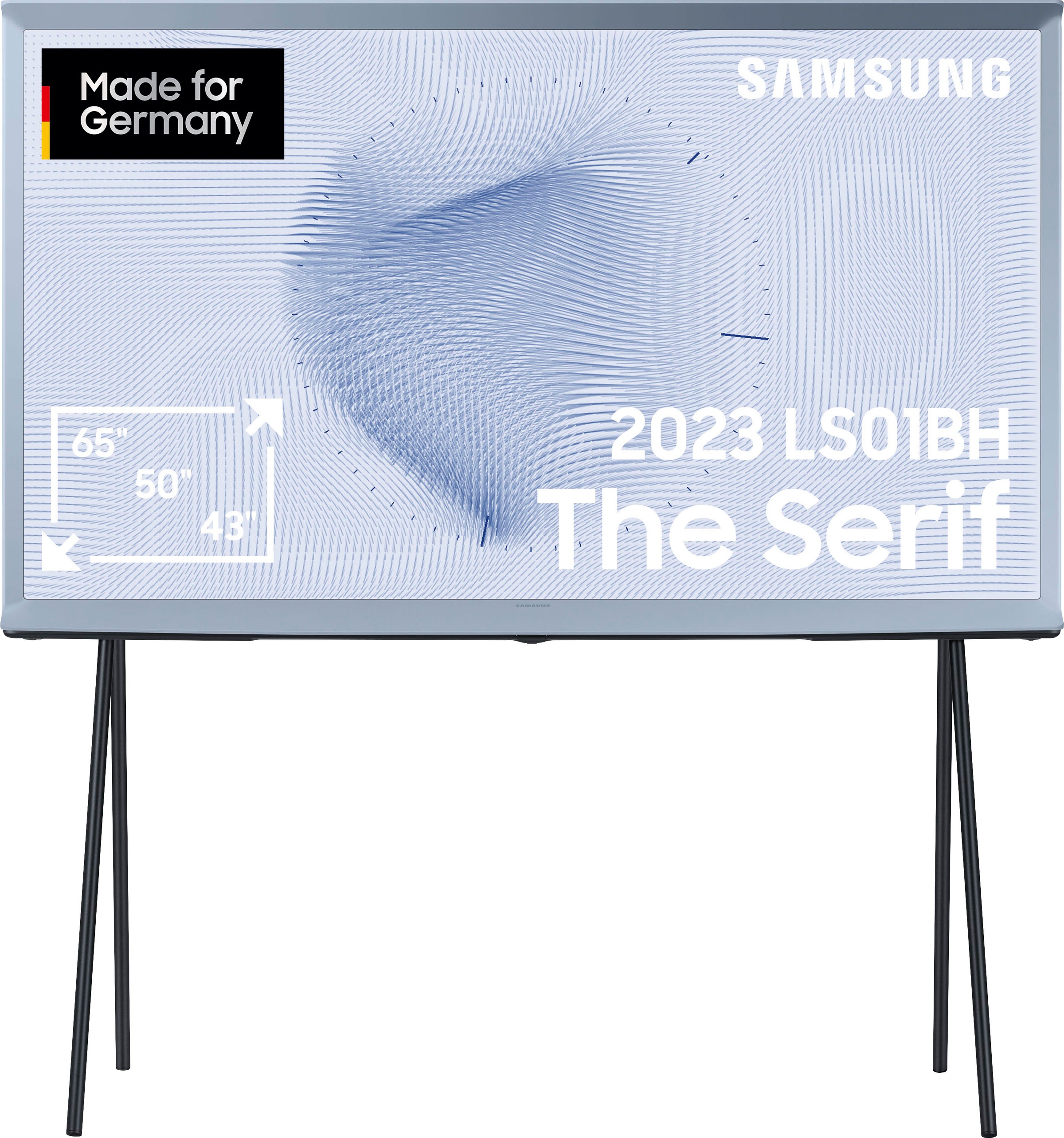 abnehmbare bestellen cm/55 mattes Samsung Design, TV, Standfüße ikonisches online Display, LED-Fernseher, Zoll, Smart-TV-Google 138