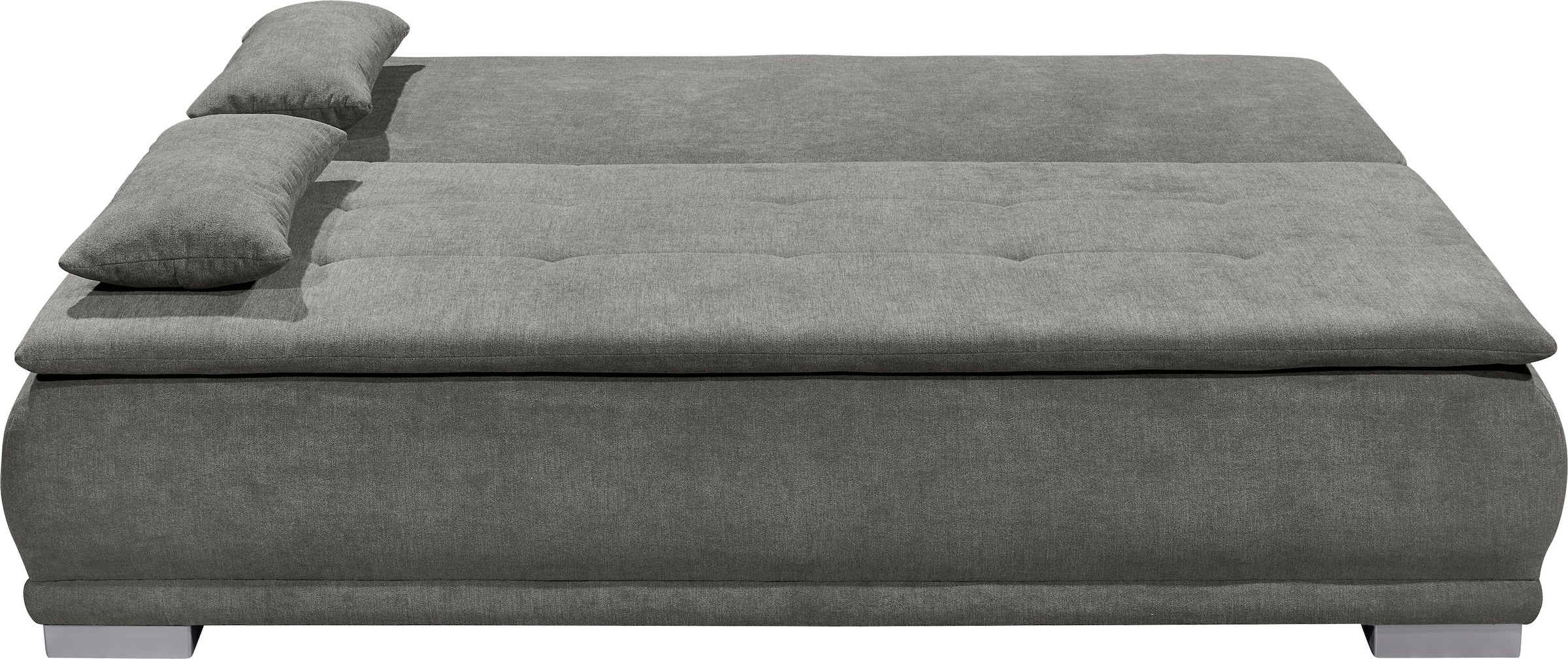 ED EXCITING DESIGN Schlafsofa »Luigi«, mit Bettkasten & 2 Armlehnenkissen