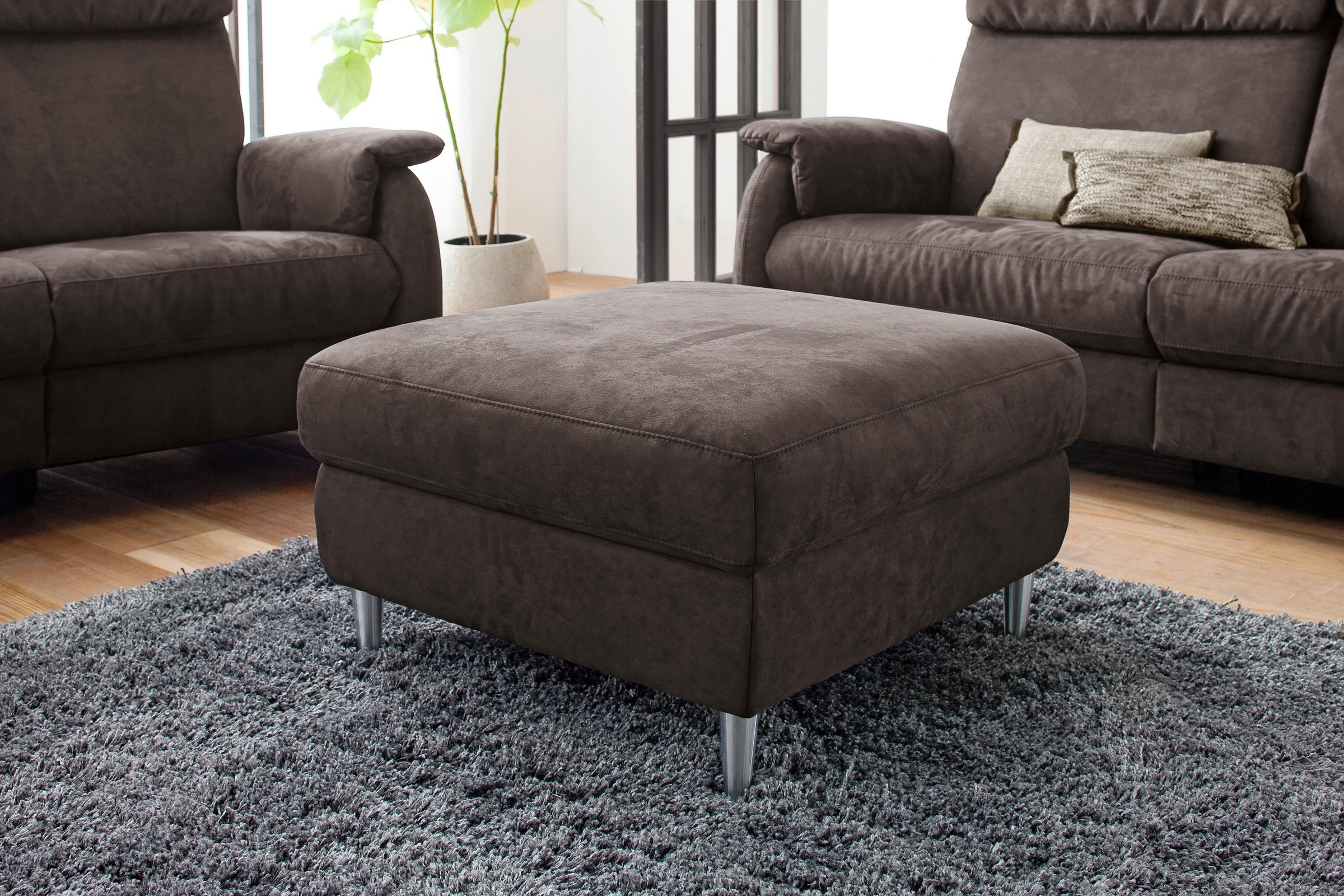 Home affaire Hocker »Turin«, passend zur Serie »Turin«, auch in Leder und E günstig online kaufen