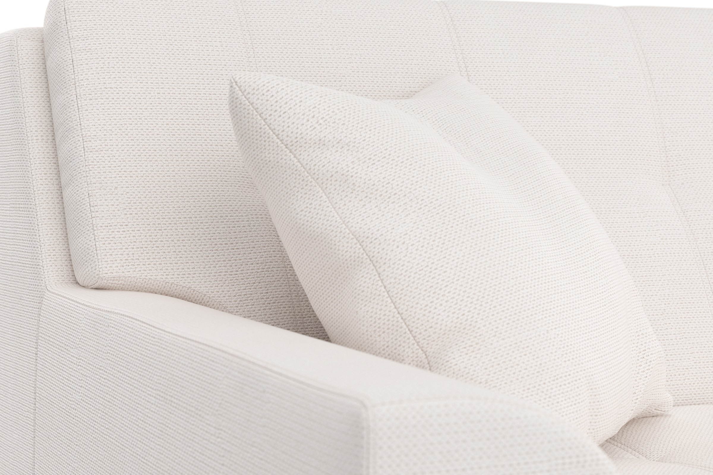 DOMO collection Ecksofa Treviso, wahlweise mit Bettfunktion, incl. Zierkissen