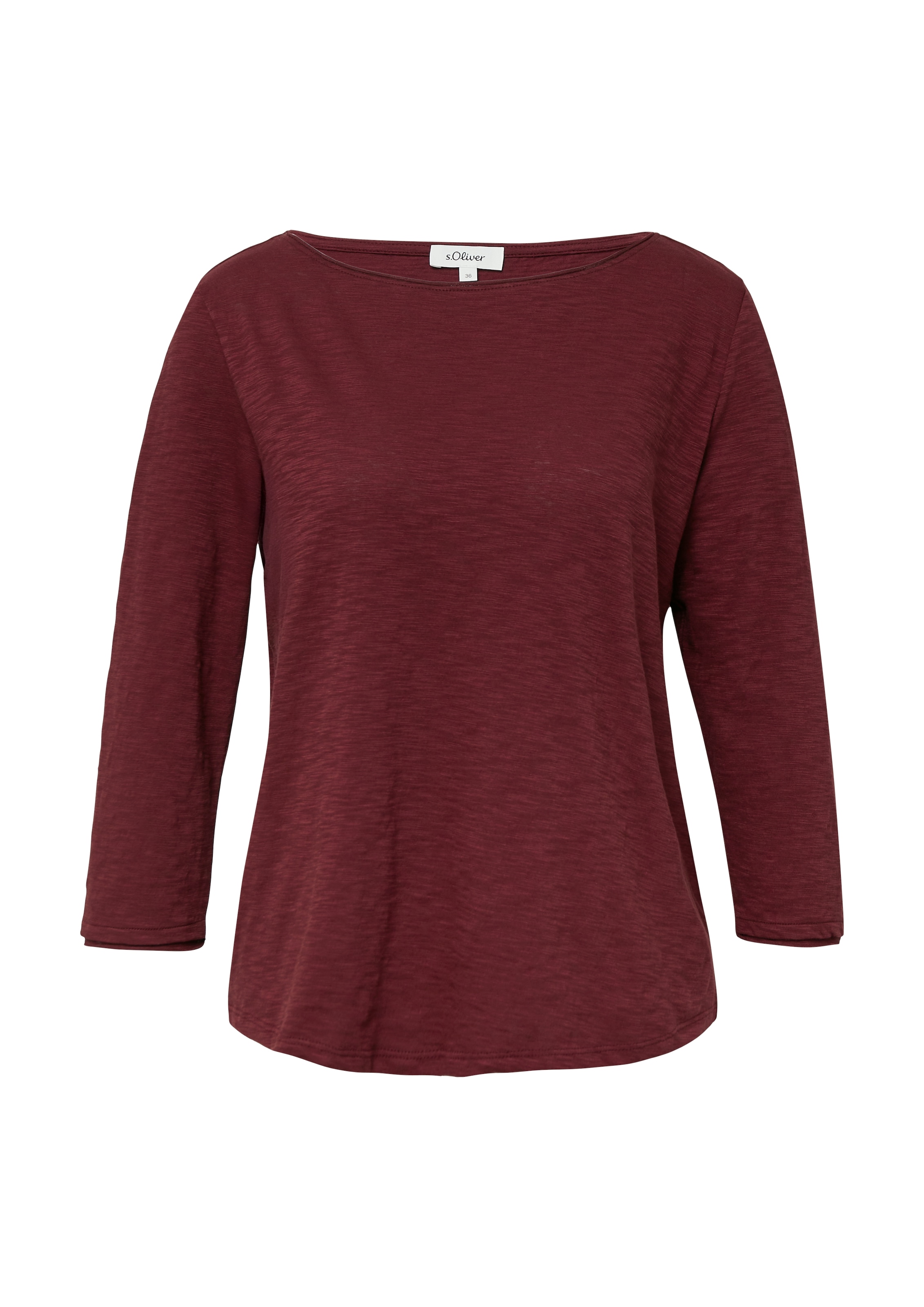 s.Oliver Langarmshirt, aus Flammgarn