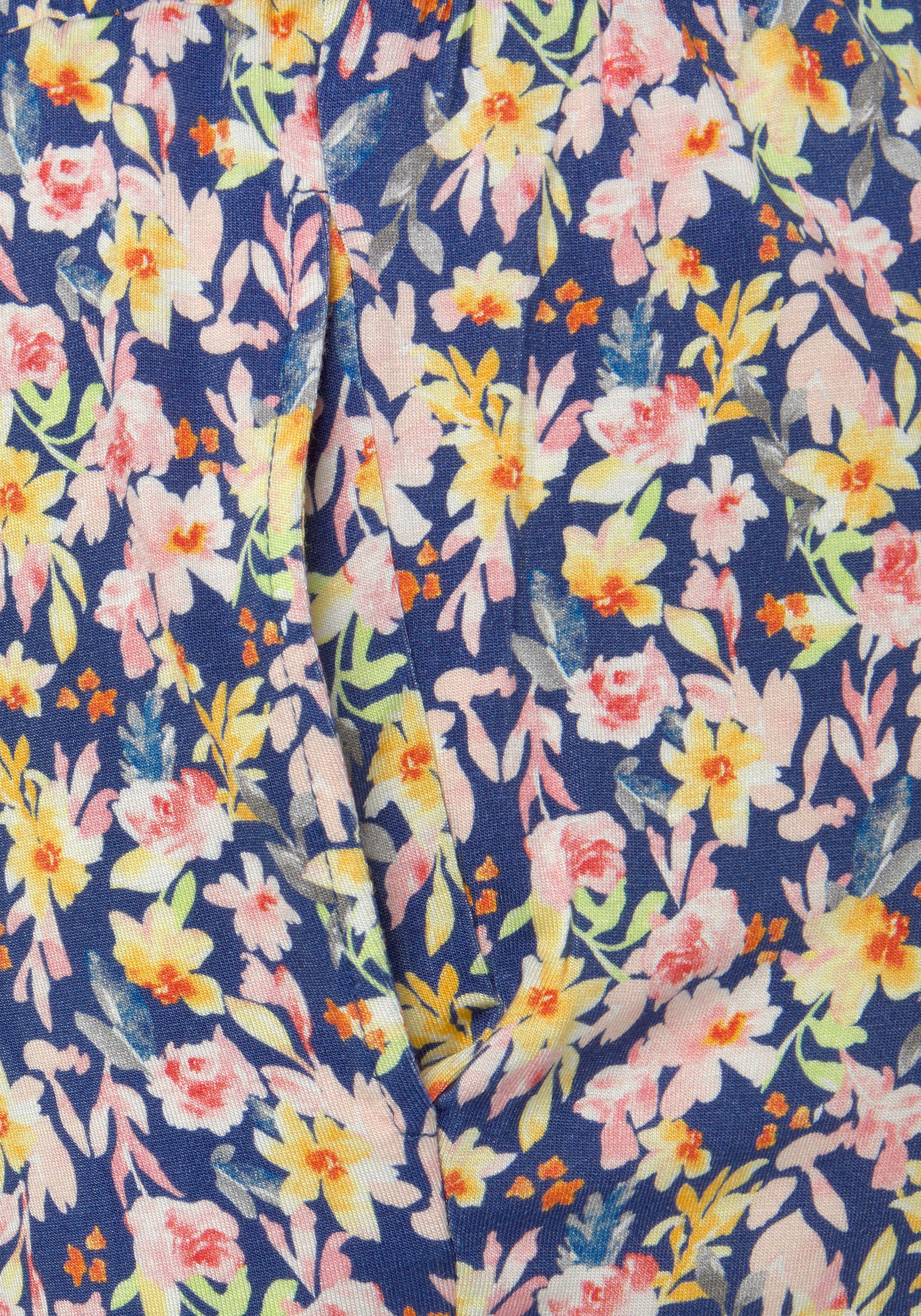 Buffalo Kurzoverall, mit Blumendruck, sommerlicher Jumpsuit, Strandmode