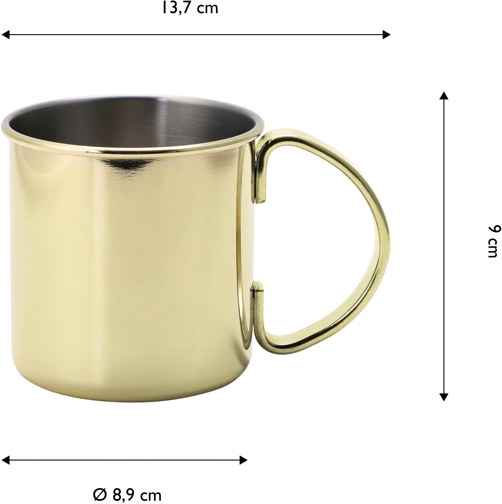 ECHTWERK Gläser-Set, (Set, 2 tlg.), Outdoor Becher, Camping Tassen, Geschenkset, bruchsicher, 480 ml